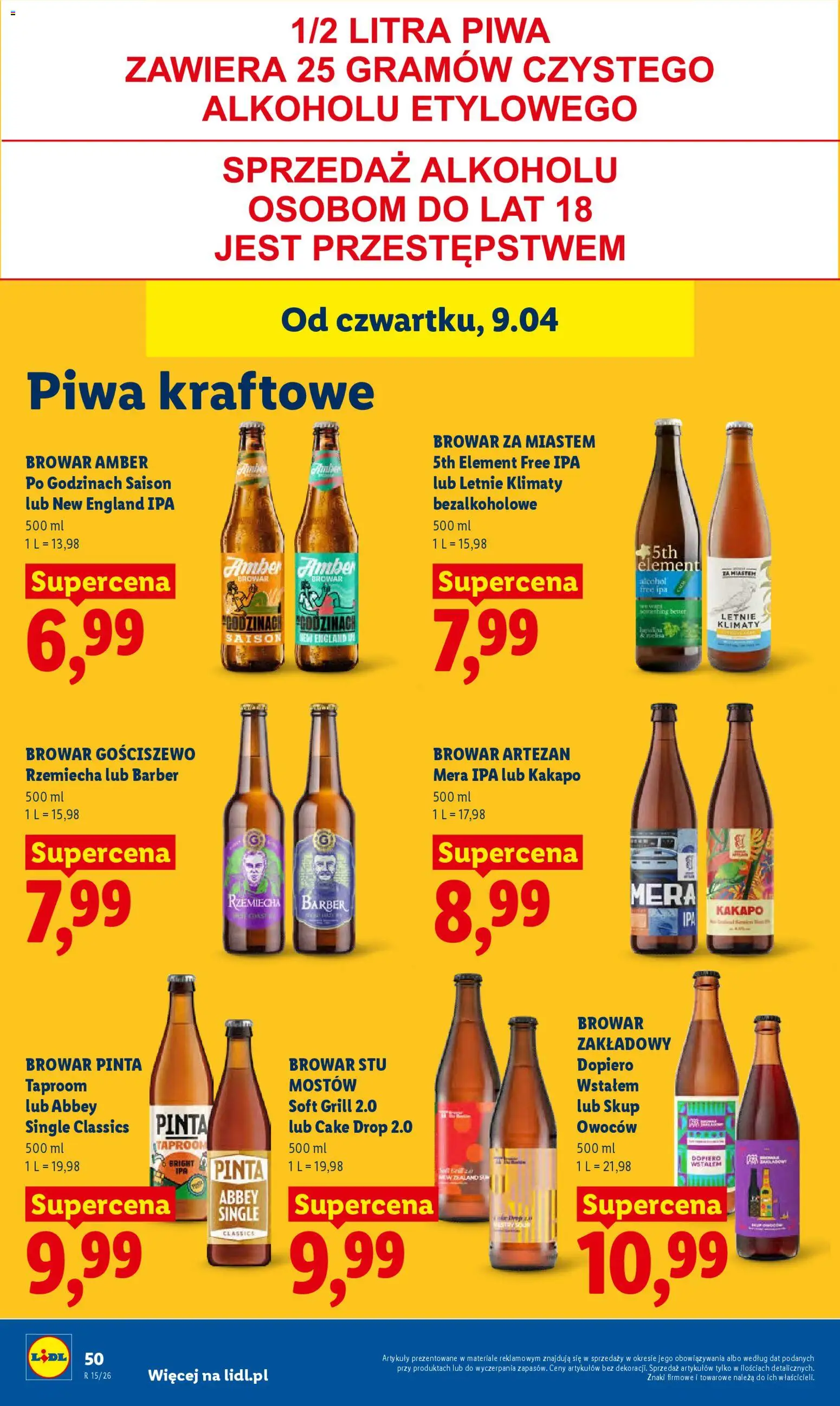 Lidl Polsko leták od 09.04.2026 | Strana: 52