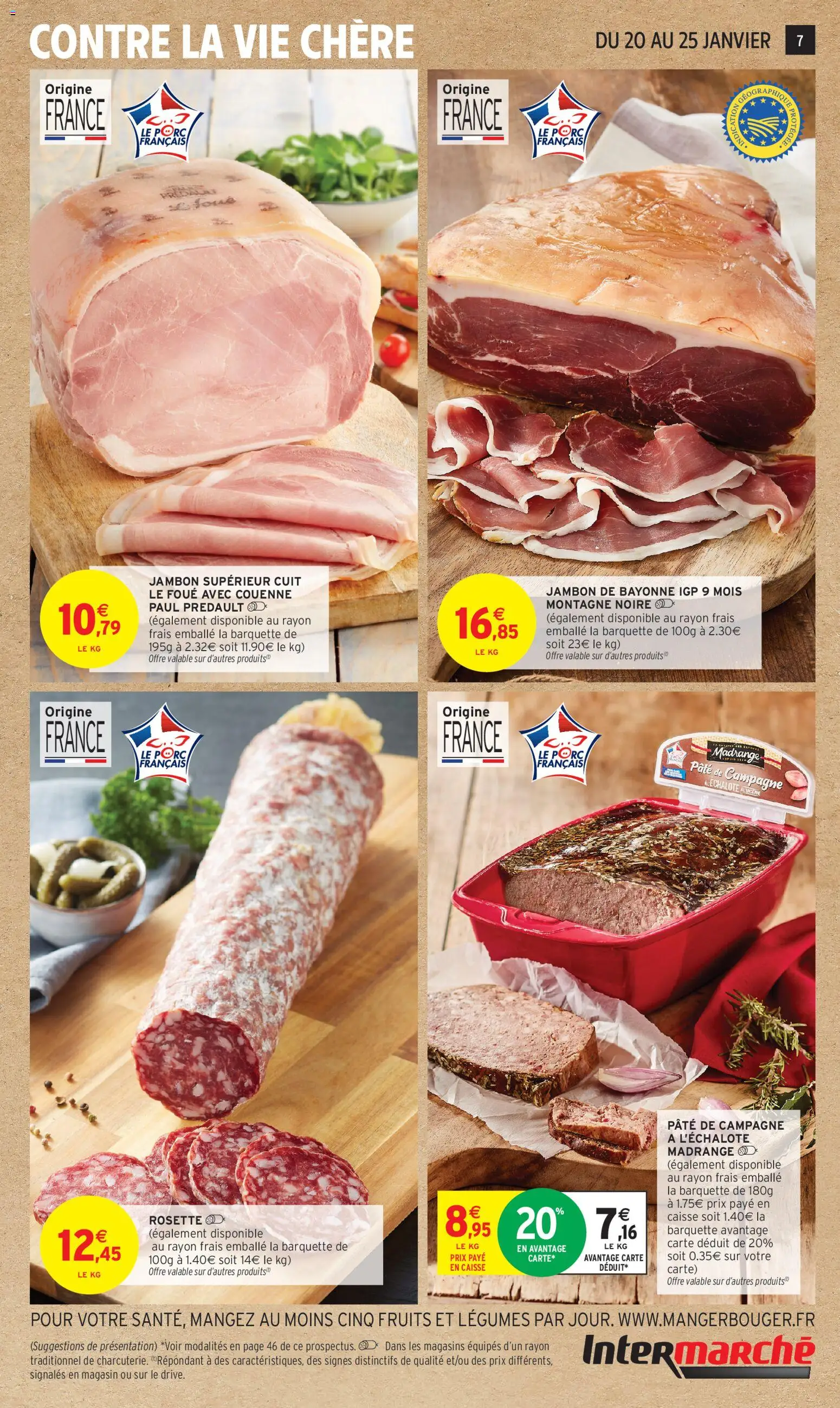 {H1} | Page: 7 | Produits: Jambon, Porc