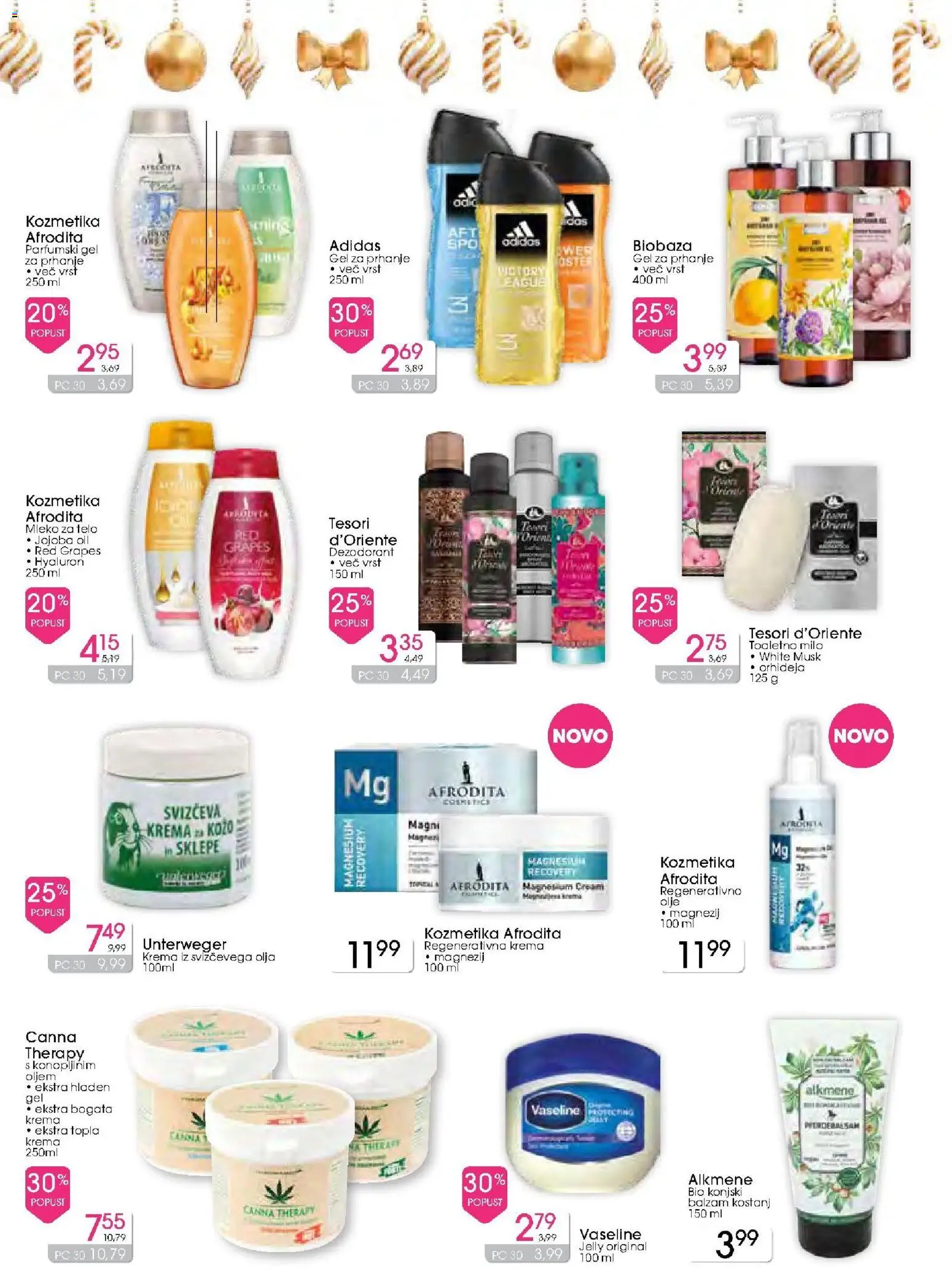 Novi Tuš drogerija katalog ponudbe – veljaven od 03.12.2025 | Stran: 36 | Izdelki: Krema, Mleko, Olje, Milo