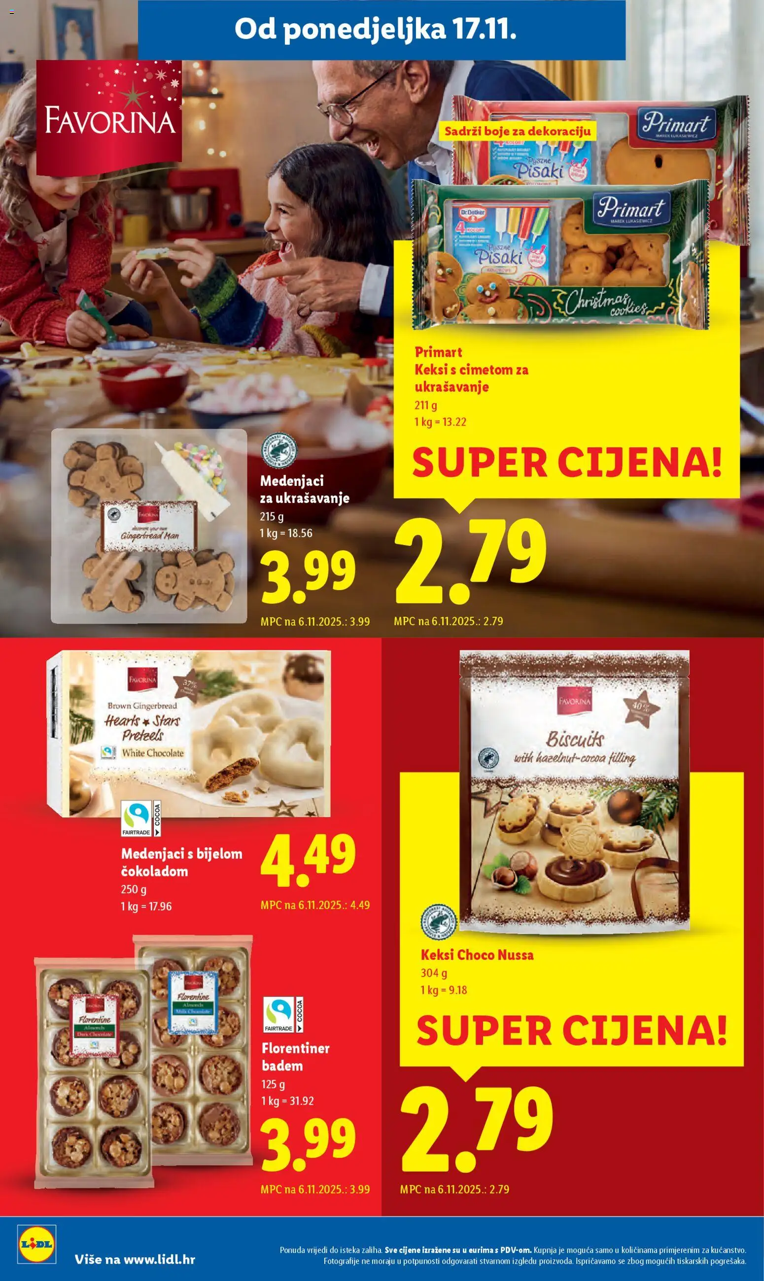 Lidl katalog | vrijedi od 17.11.2025 | Stranica: 30 | Proizvodi: Keksi, Badem