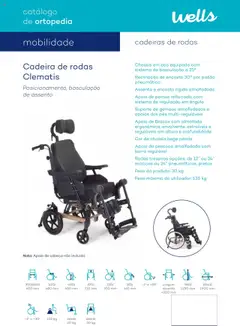 Pré-visualização Well’s Catálogo de Ortopedia válido de 12.02.2024 | Página: 10 | Produtos: Almofada, Cadeira