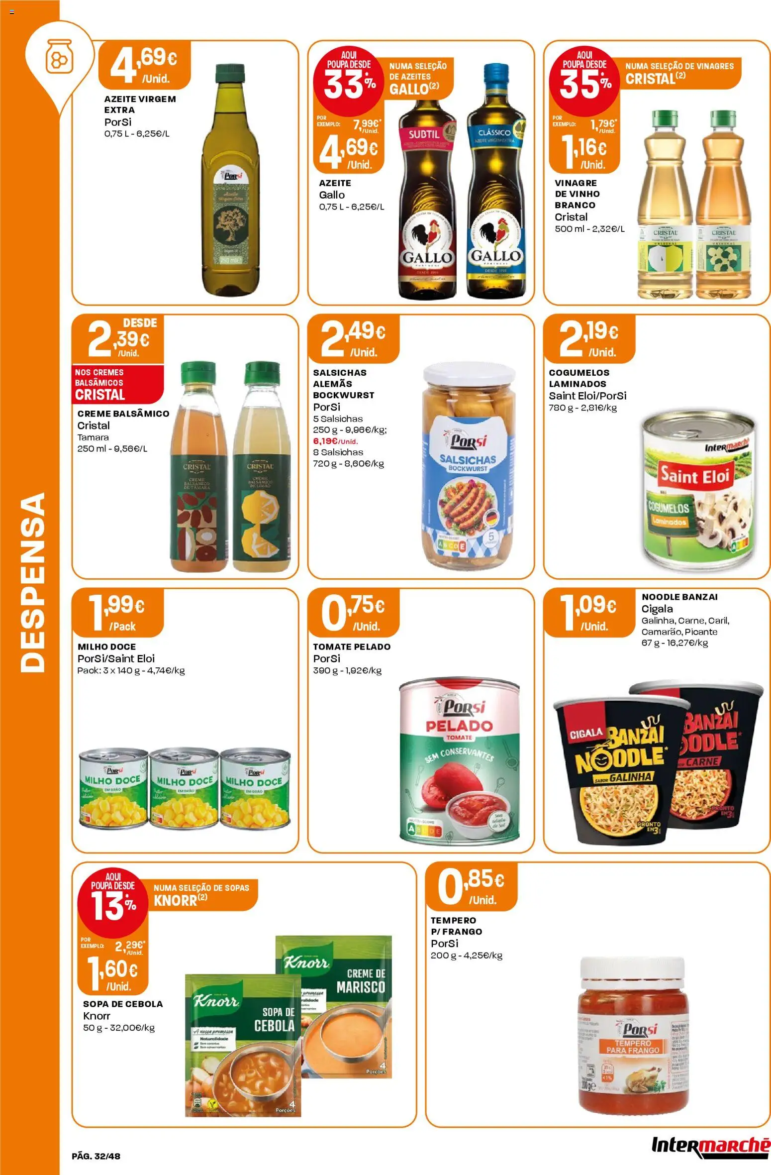 Intermarché folheto │ válido de 15.01.2026 | Página: 32 | Produtos: Cebola, Sopa, Carne, Creme