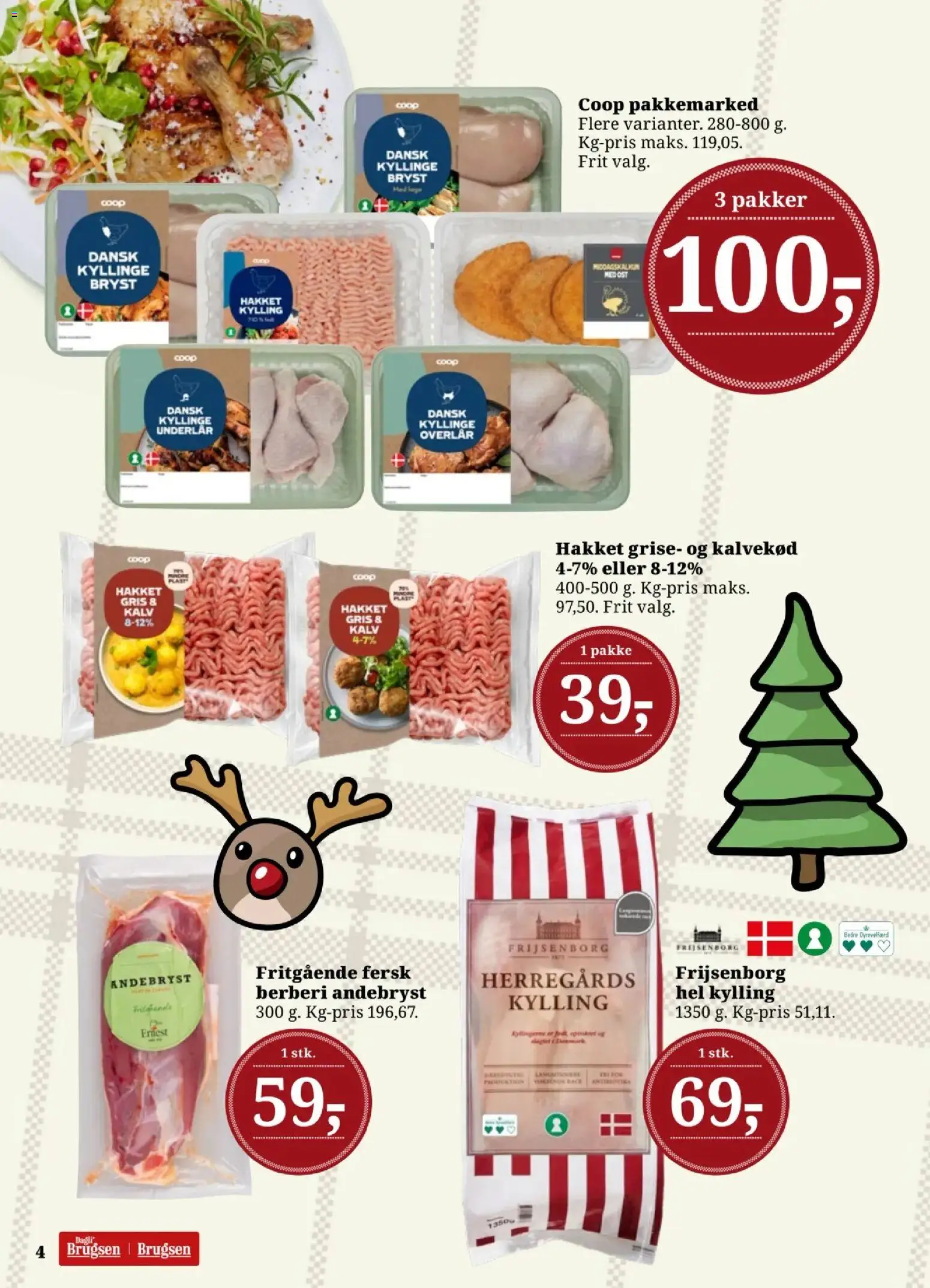 Dagli'Brugsen tilbudsavis – gyldig fra 07.11.2025 | Side: 4 | Produkter: Ost