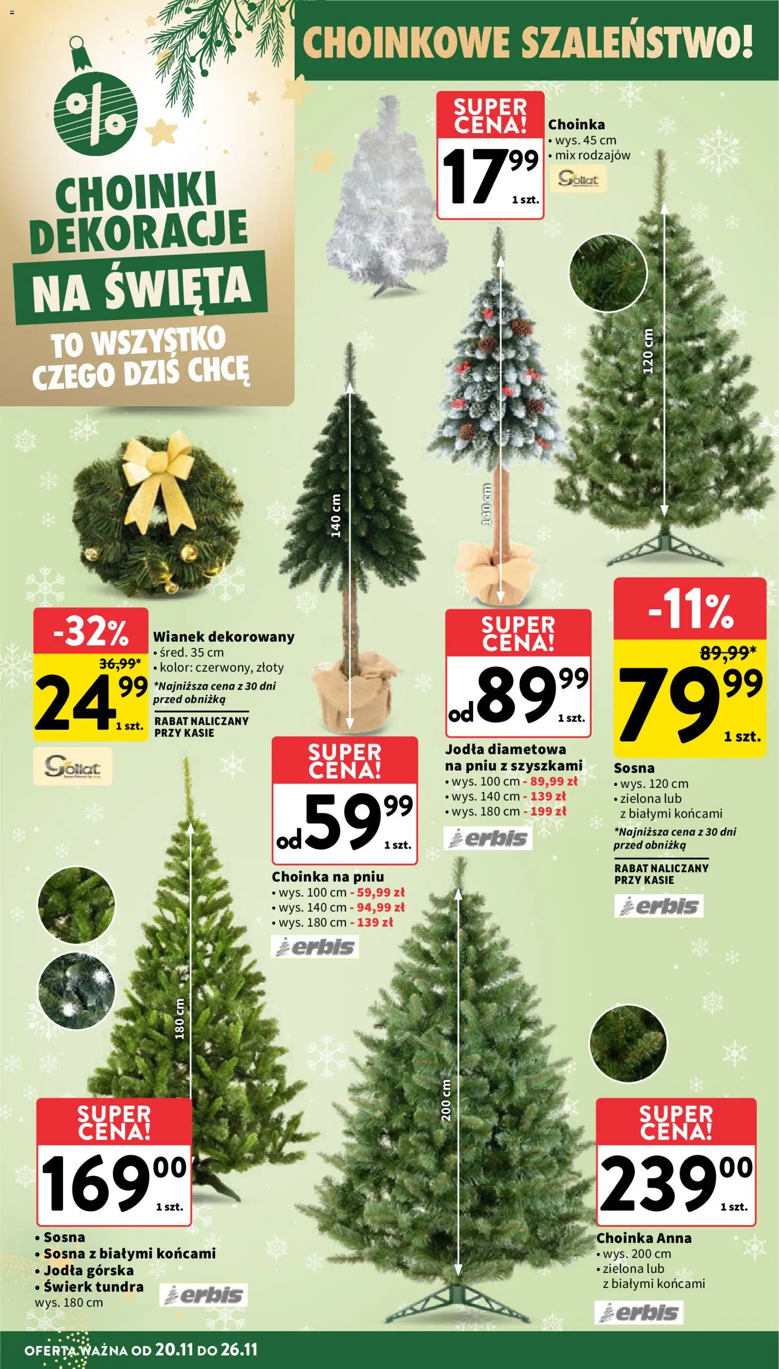 Intermarche Gazetka od 20.11.2025 | Strona: 14 | Produkty: Choinka