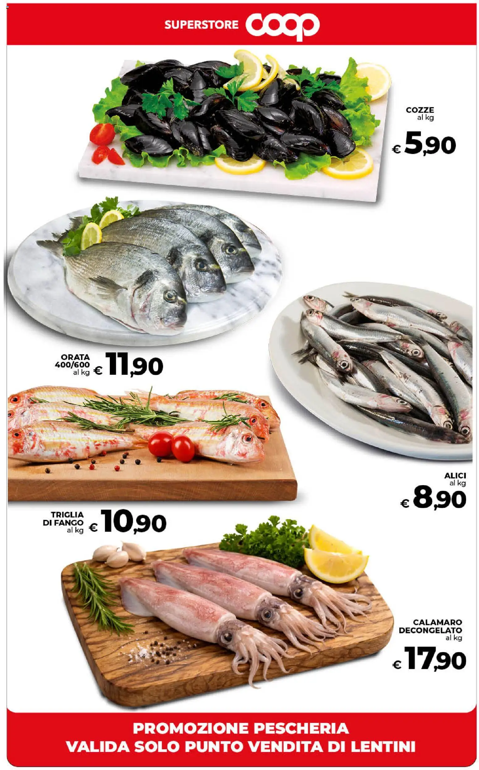 Volantino COOP del 17.04.2026 | Pagina: 45 | Prodotti: Cozze, Orata, Alici
