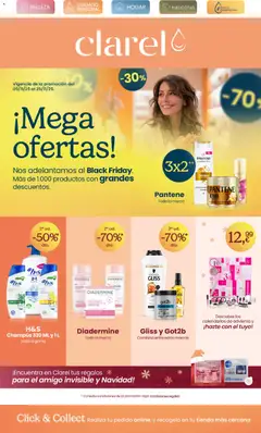 Vista previa Clarel Black Friday válido desde el 05.11.2025
