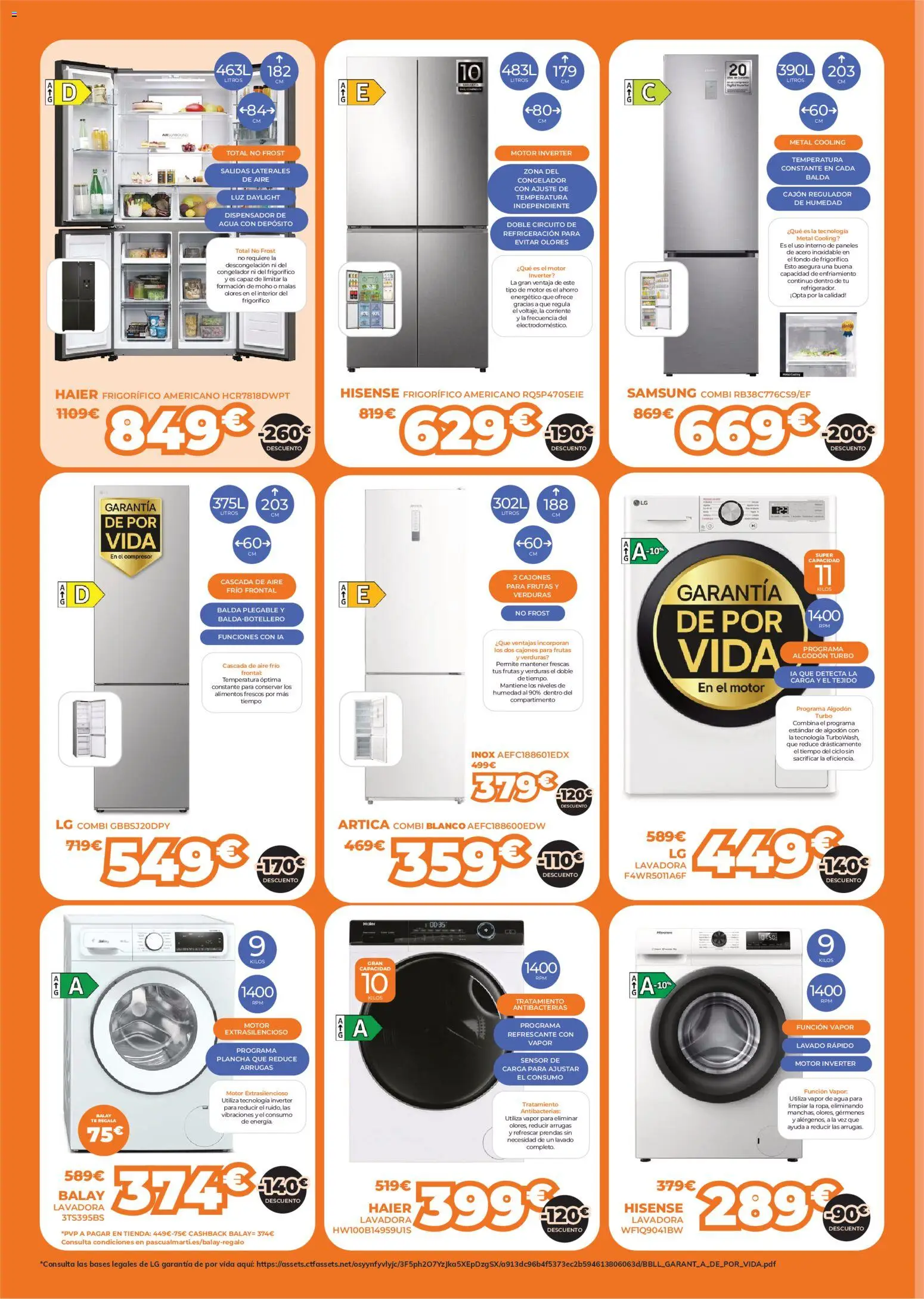 Pascual Martí folleto │ válido desde el 01.11.2025 | Página: 2 | Productos: Té, Dispensador, Congelador, Plancha