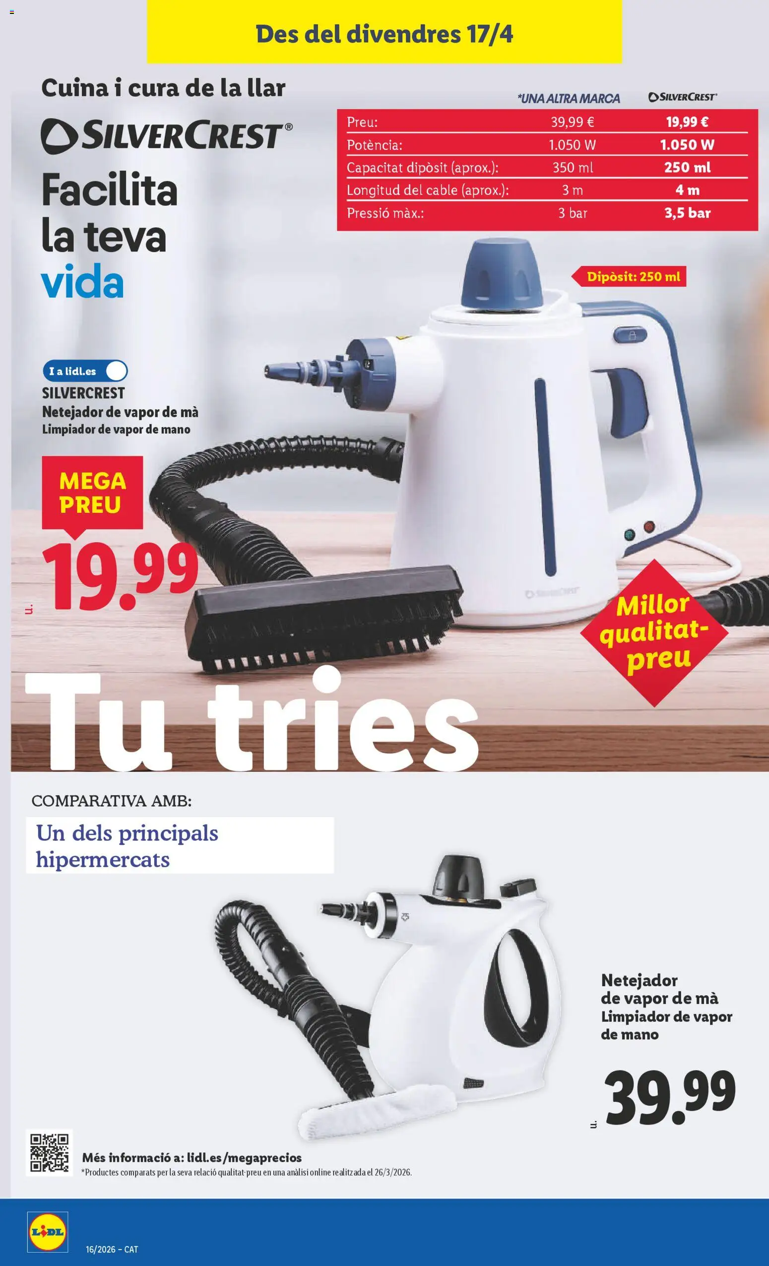 Lidl folleto de bazar │ válido desde el 13.04.2026 | Página: 16 | Productos: Cable