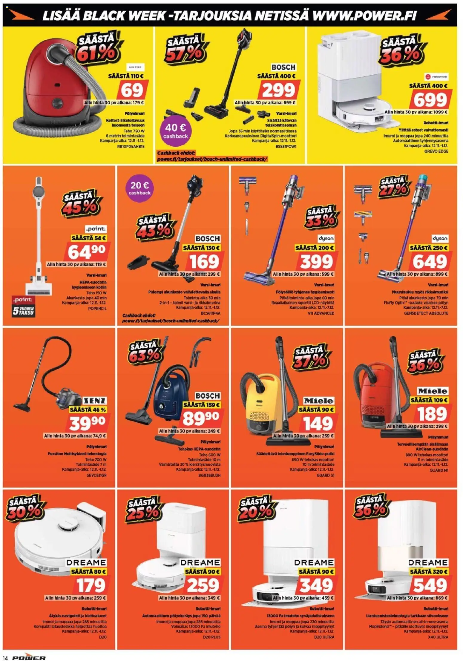 Power - Black Friday – voimassa 17.11.2025 alkaen | Sivu: 15 | Tuotteet: Navigointi