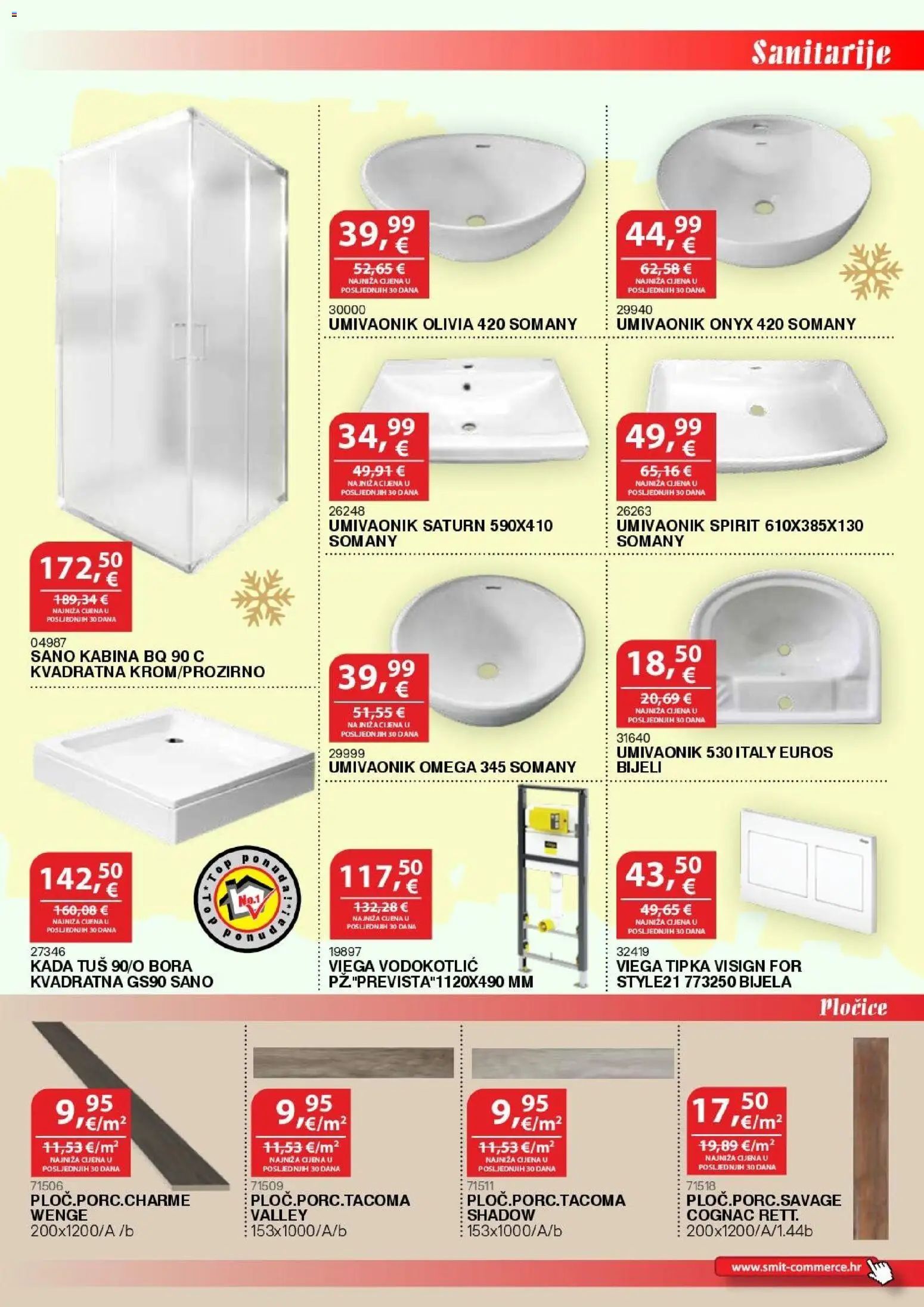 Smit Commerce katalog | vrijedi od 15.12.2025 | Stranica: 7 | Proizvodi: Umivaonik, Tuš, Pločice, Vodokotlić