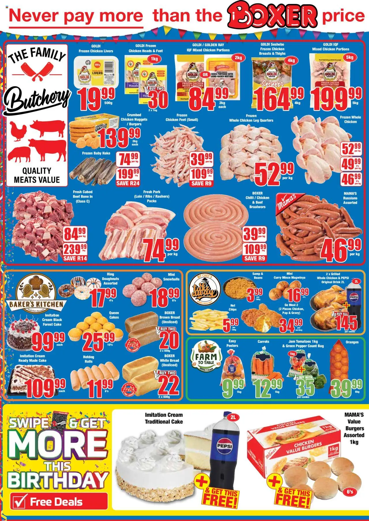 Boxer - Eastern Cape - Specials │ valid from 11.08.2025 | Page: 2 | Products: Ribs, Bread, Oranges, Chilli