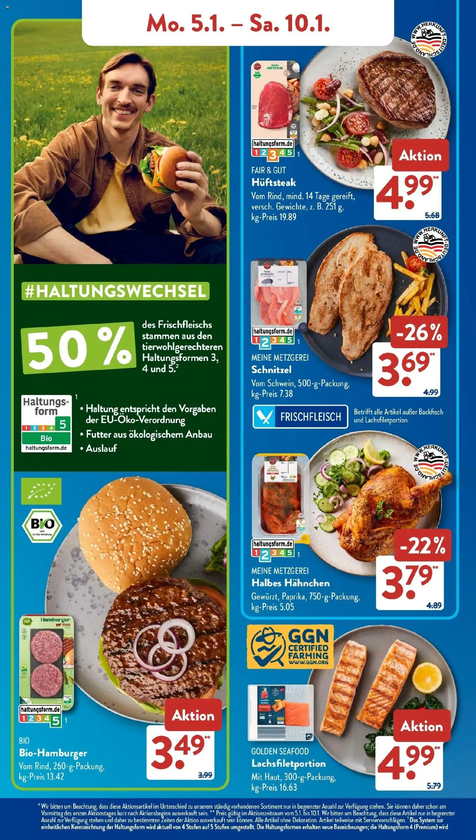 Aldi Süd - Aldi Süd: Wochenangebote – gültig ab 04.01.2025 | Seite: 6 | Produkte: Hahnchen, Schnitzel
