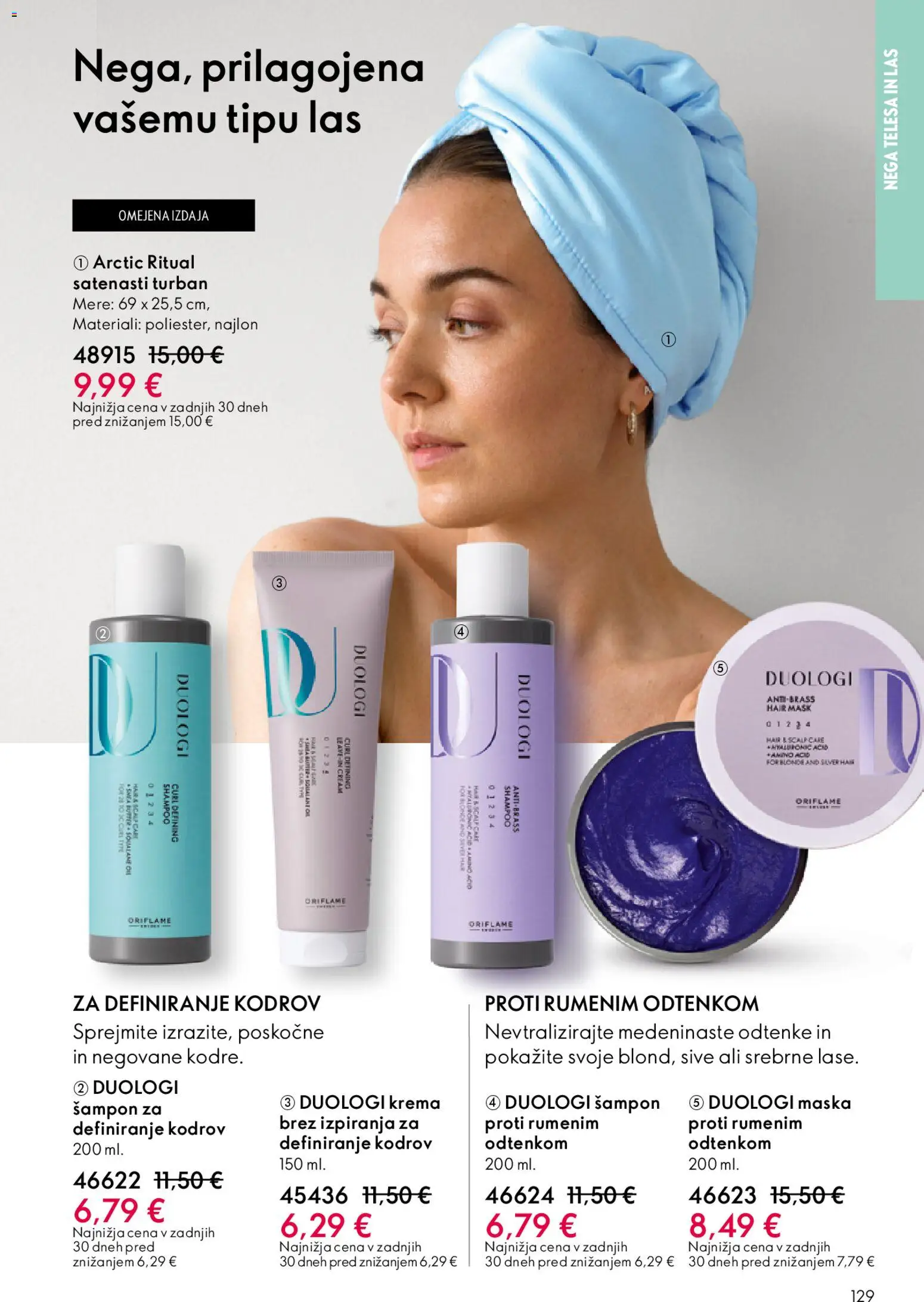 Novi Oriflame katalog ponudbe – veljaven od 22.04.2026 | Stran: 129 | Izdelki: Sampon, Krema, Maska