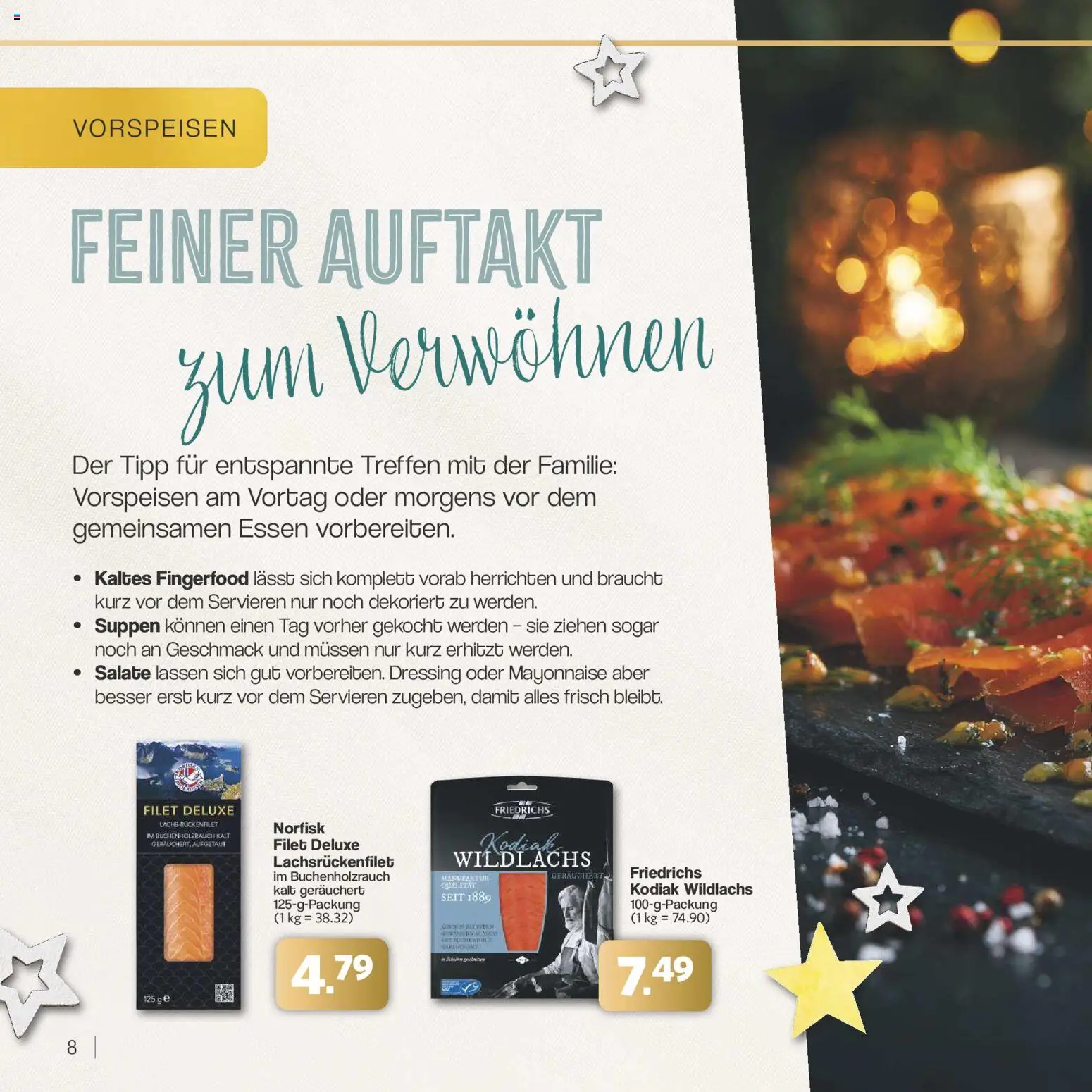 Famila Nordwest - Festliche Momente – gültig ab 24.11.2025 | Seite: 8 | Produkte: Dressing, Lachs, Mayonnaise