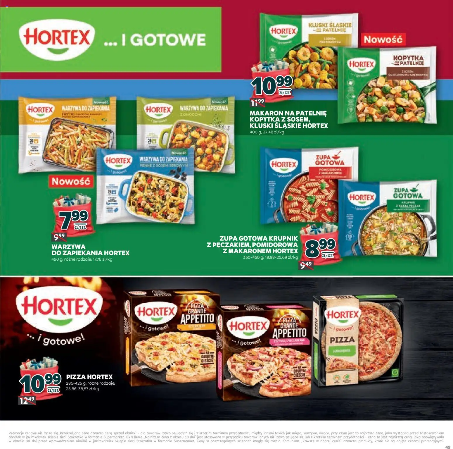 Stokrotka Gazetka - Mikołajki od 20.11.2025 | Strona: 49 | Produkty: Kluski śląskie, Patelnie, Zupa, Pizza