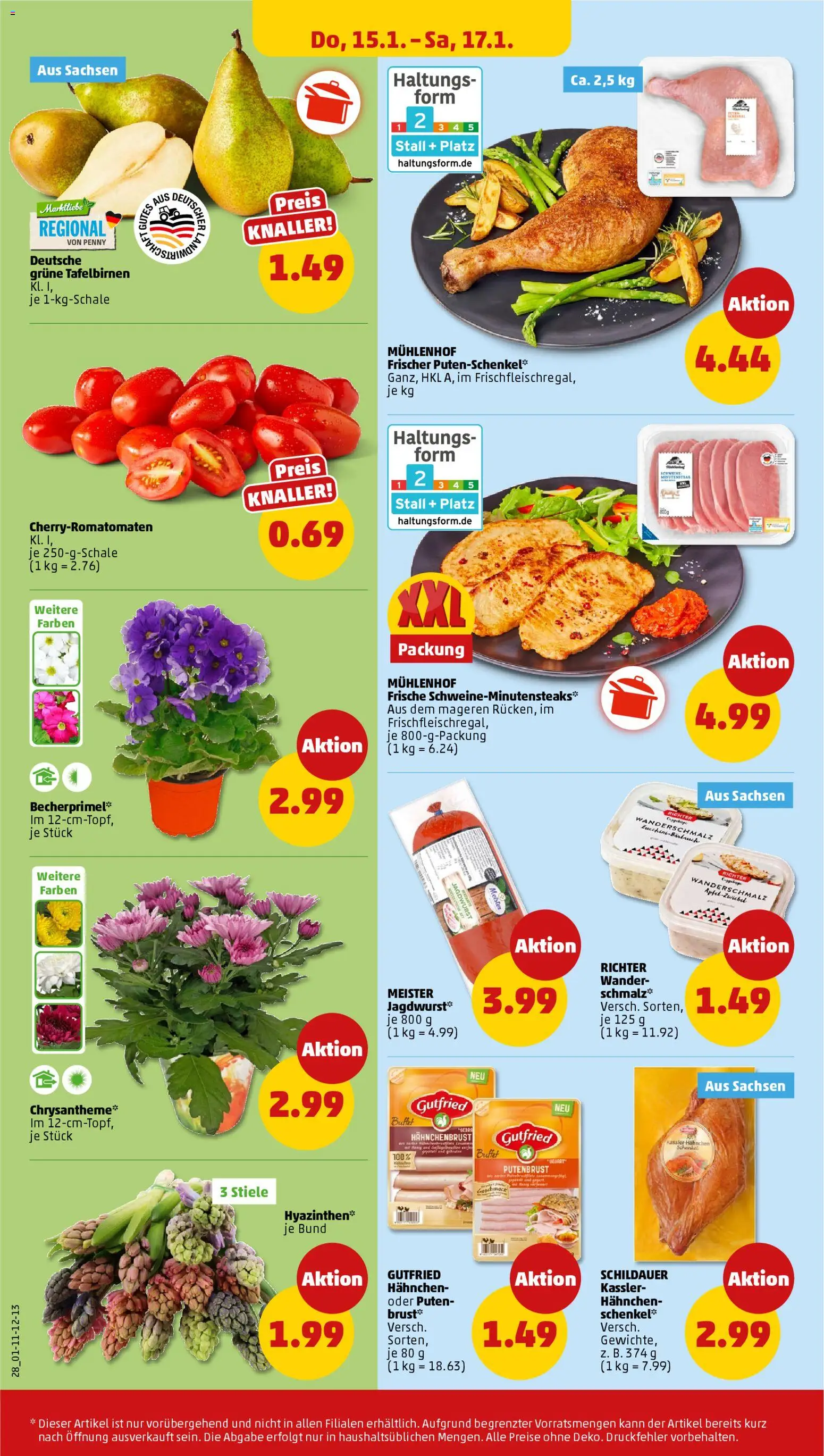 Penny Prospekt 	 – gültig ab 12.01.2026 | Seite: 32 | Produkte: Hahnchen, Äpfel, Hahnchenbrust