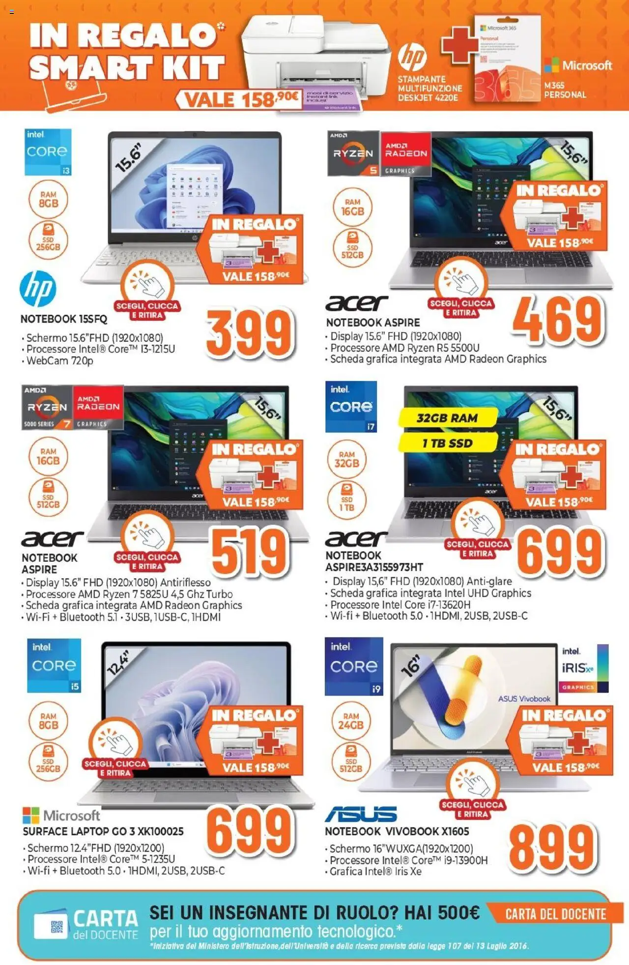 Volantino Expert del 14.08.2025 | Pagina: 2 | Prodotti: Webcam, Notebook, Laptop, Stampante