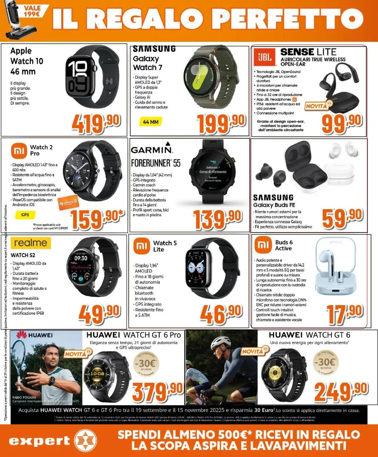 Volantino Expert del 16.10.2025 | Pagina: 29 | Prodotti: Auricolari, Huawei, Scopa, Batteria