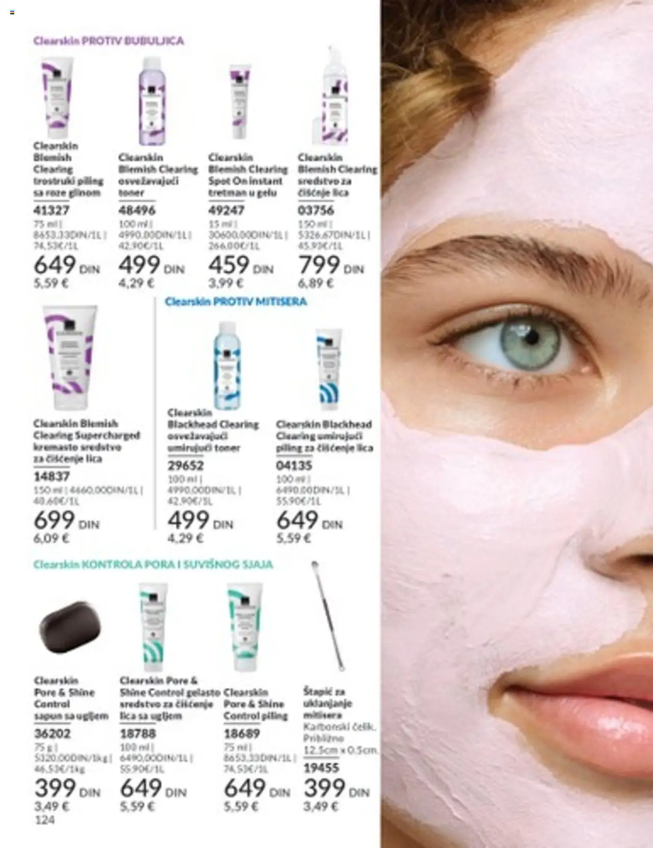 AVON katalog - važi od 01.08.2025 | Strana: 124 | Proizvode: Piling, Toner, Sapun