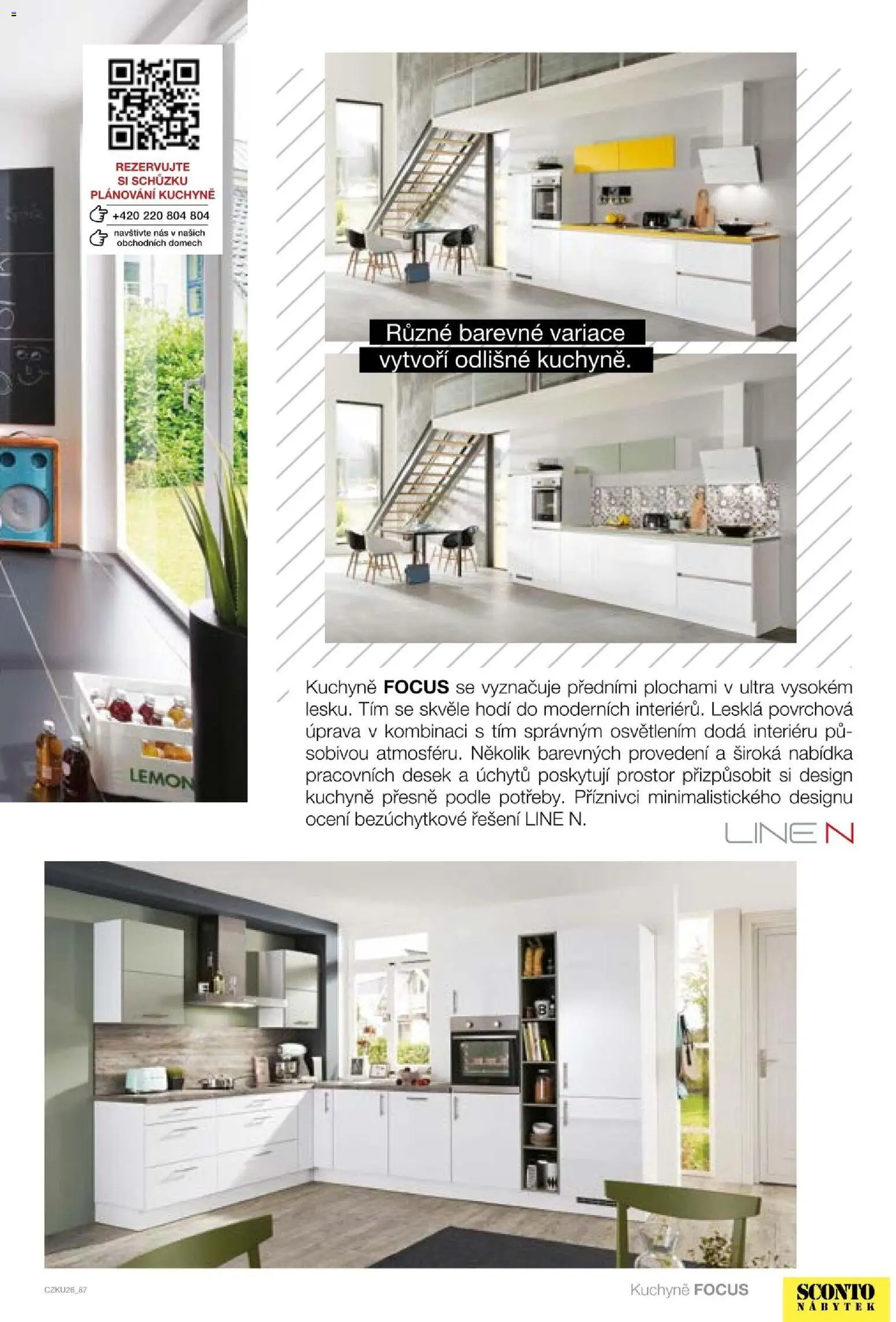 Sconto nábytek katalog - Kuchyně na míru od 06.01.2026 | Strana: 87 | Produkty: Nábytek, Kuchyně