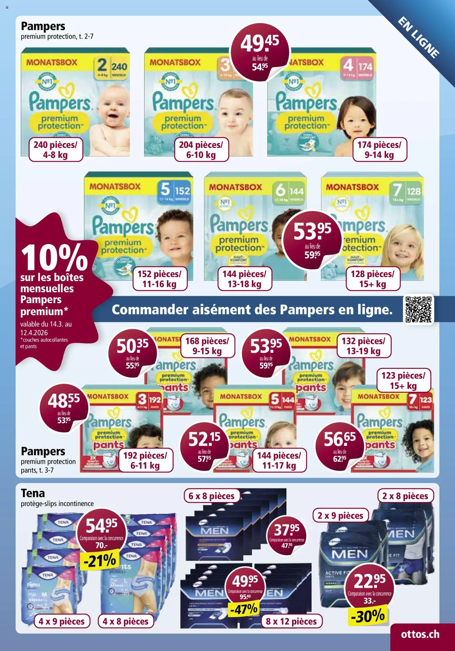 Otto's aktionen Online FR – gültig ab 09.03.2026 | Seite: 21 | Produkte: Pampers