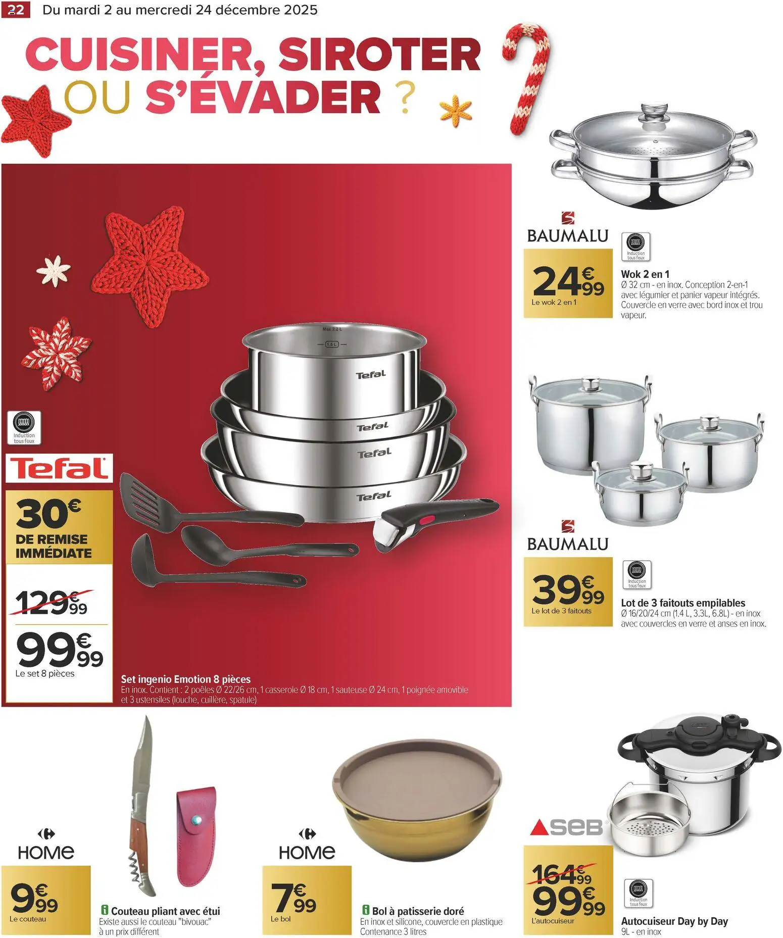 {H1} | Page: 24 | Produits: Étui, Spatule, Tefal, Panier