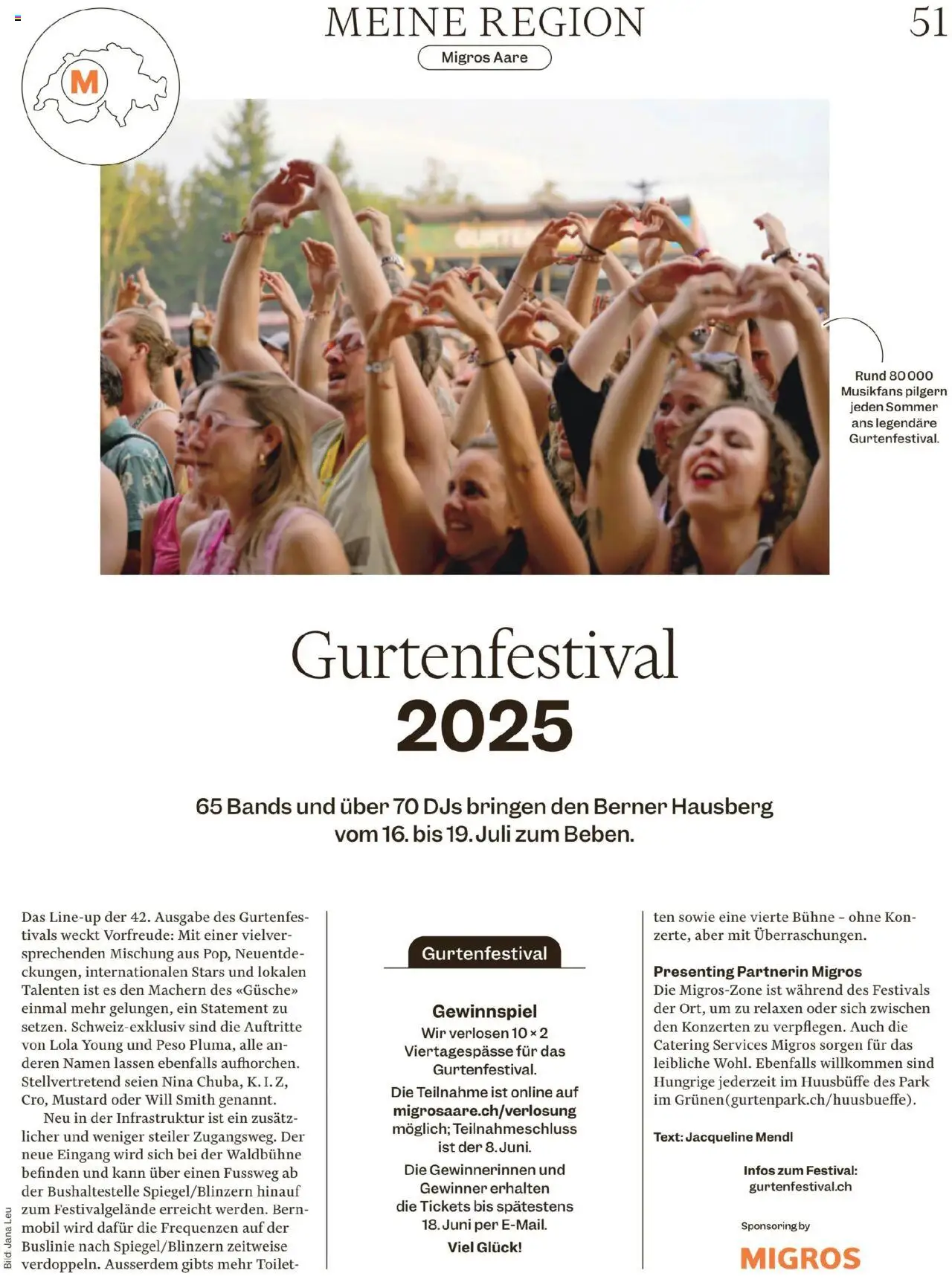 Migros Magazin ab 03.06.2025 | Seite: 51
