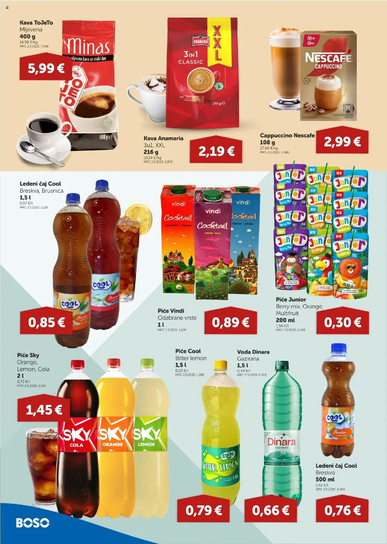 Boso katalog | vrijedi od 31.07.2025 | Stranica: 14 | Proizvodi: Kava, Ledeni čaj, Breskva, Brusnica