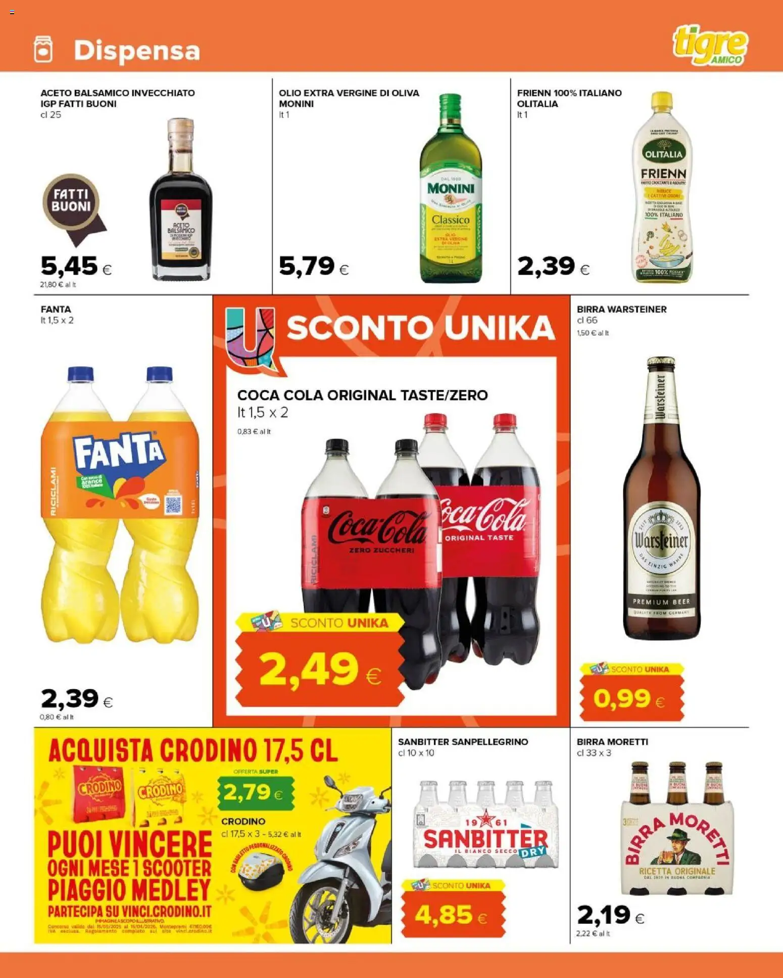 Volantino Tigre del 30.11.2025 | Pagina: 9 | Prodotti: Birra, Olio, Birra Moretti, Olio extra vergine