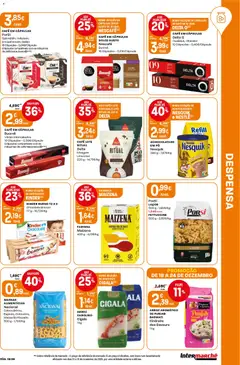 Pré-visualização Intermarché Folheto Contact válido de 18.12.2025 | Página: 19 | Produtos: Delta q, Leite, Chocolate, Macarrão