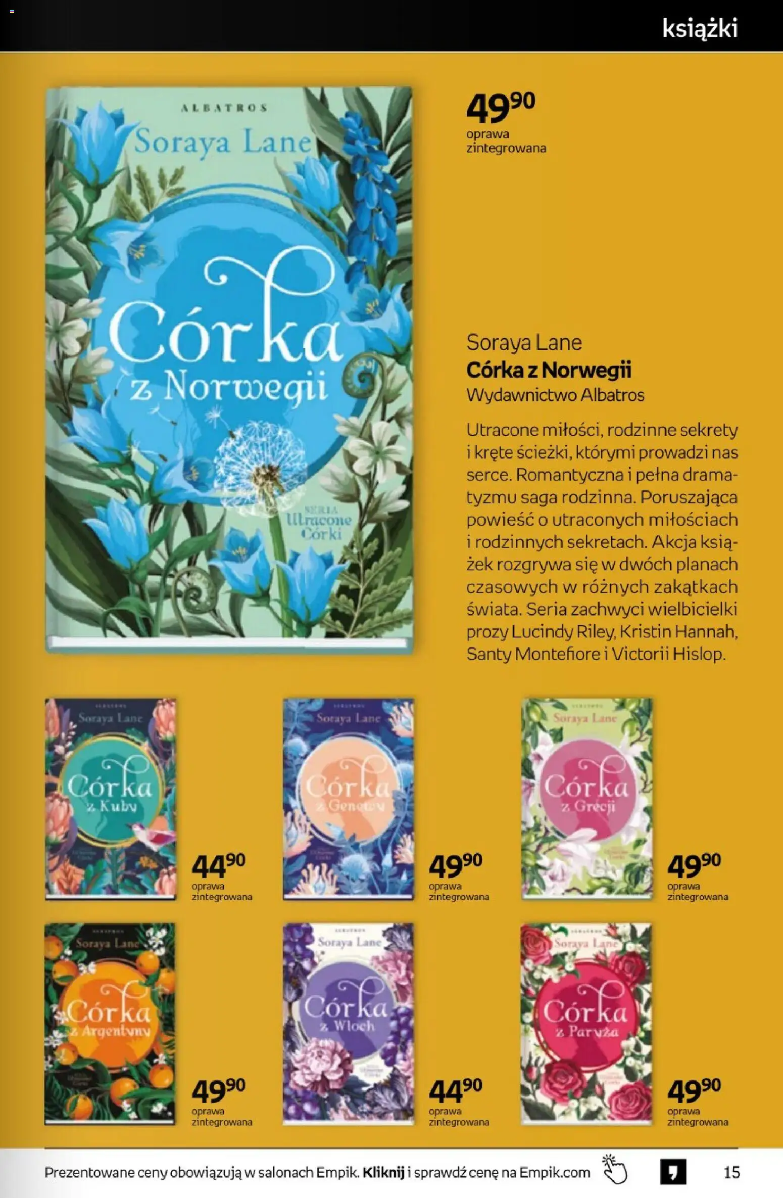 Empik promocje - Tom kultury Książki od 22.04.2026 | Strona: 15 | Produkty: Książki