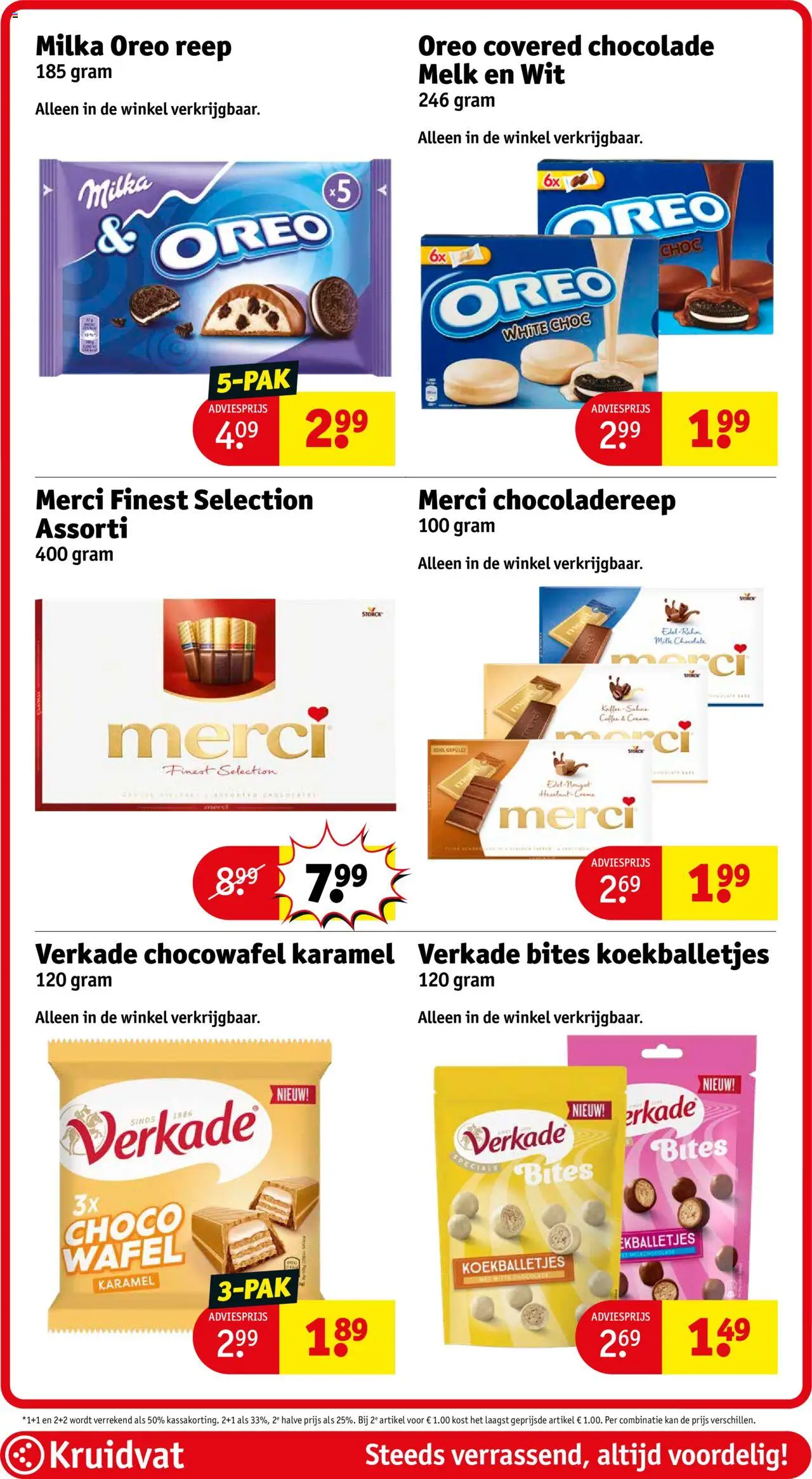  | Pagina: 87 | Producten: Melk, Kan, Chocoladereep, Oreo