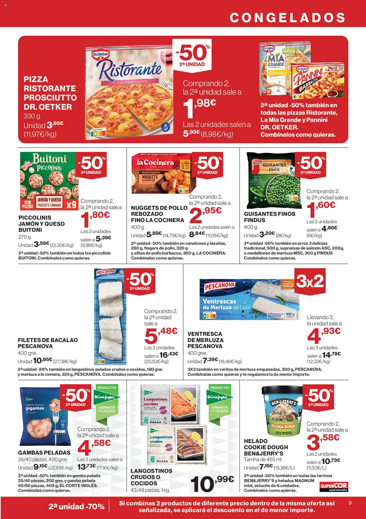 Supercor Canarias │ válido desde el 12.03.2026 | Página: 9 | Productos: Queso, Pizza, Arroz, Canelones