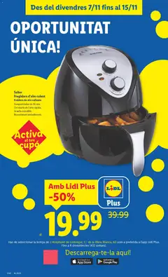 Vista previa Lidl - L'Hospitalet de Llobregat válido desde el 07.11.2025 | Página: 8 | Productos: Freidora