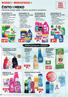 Sjaj vašeg doma Spar - Pregled kataloga iz trgovine Spar, vrijedi od 23.10.2025 | Stranica: 2 | Proizvodi: Deterdžent za pranje rublja, Vanish, Violeta, Coccolino