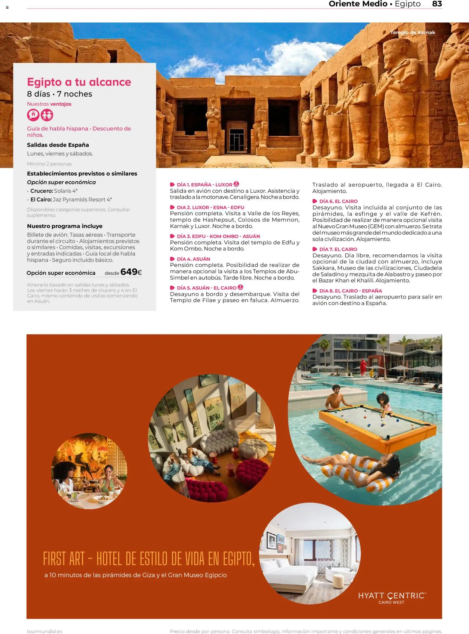 Viajes El Corte Inglés Africa y Oriente Medio │ válido desde el 01.01.2026 | Página: 83