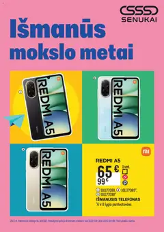 Senukai leidinių peržiūra, galiojančių nuo 13.08.2025