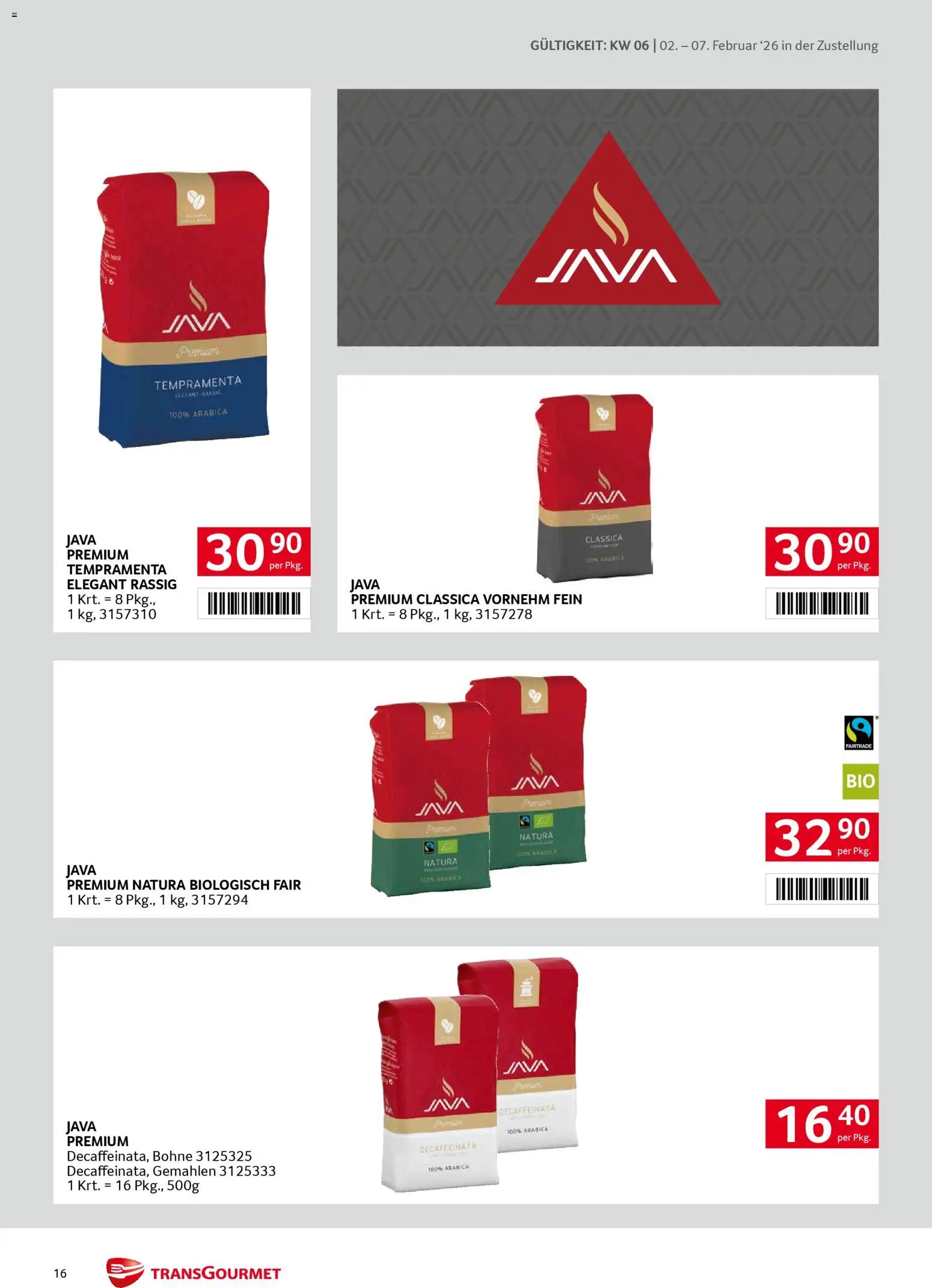 Transgourmet Zustellaktion gültig ab 02.02.2026 | Seite: 16