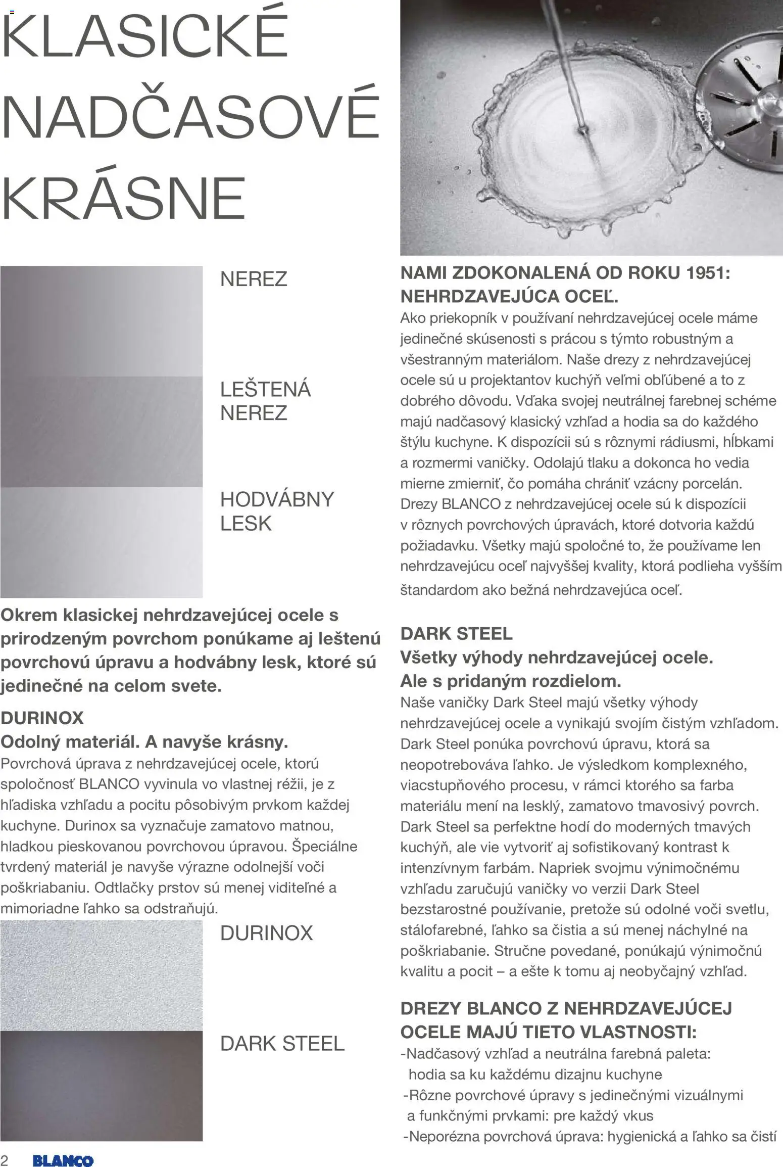 Nové Blanco akcie – leták je platný od 01.02.2026 | Strana: 2 | Produkty: Drezy, Kuchyne