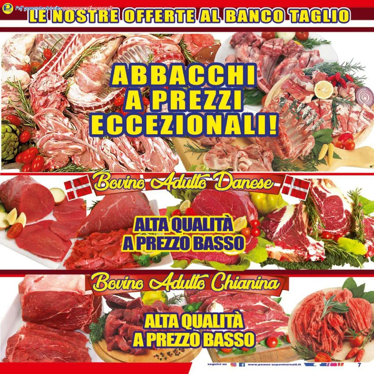 Volantino Pewex del 06.12.2025 | Pagina: 7 | Prodotti: Bovino