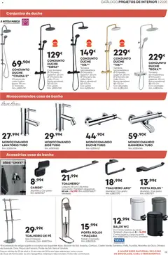 Pré-visualização BricoMarché F06 - Folheto Catálogo Projetos de Interior válido de 23.04.2026 | Página: 19 | Produtos: Porta, Lavatório, Chuveiro, Banho