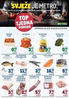 Metro - Ultra svježa ponuda - Pregled kataloga iz trgovine Metro, vrijedi od 16.02.2026