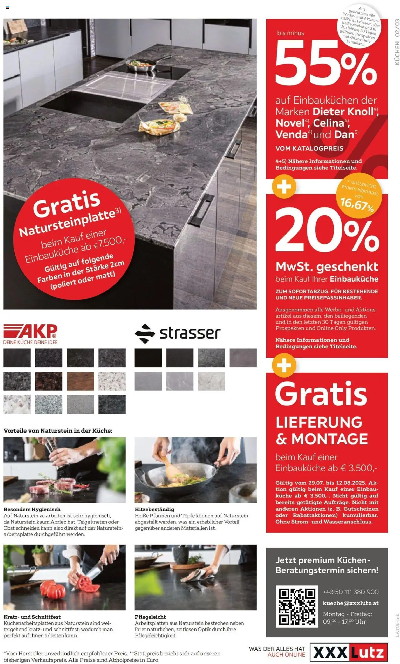 XXXLutz  Küchen Nolte gültig ab 29.07.2025 | Seite: 3 | Produkte: Obst, Uhr