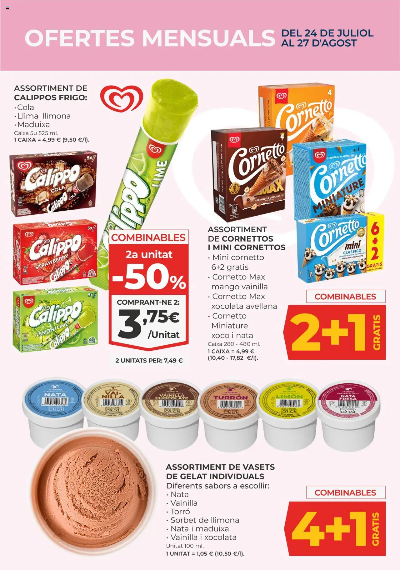 La Sirena - Andorra │ válido desde el 14.08.2025 | Página: 7 | Productos: Chocolate, Ρούτερ