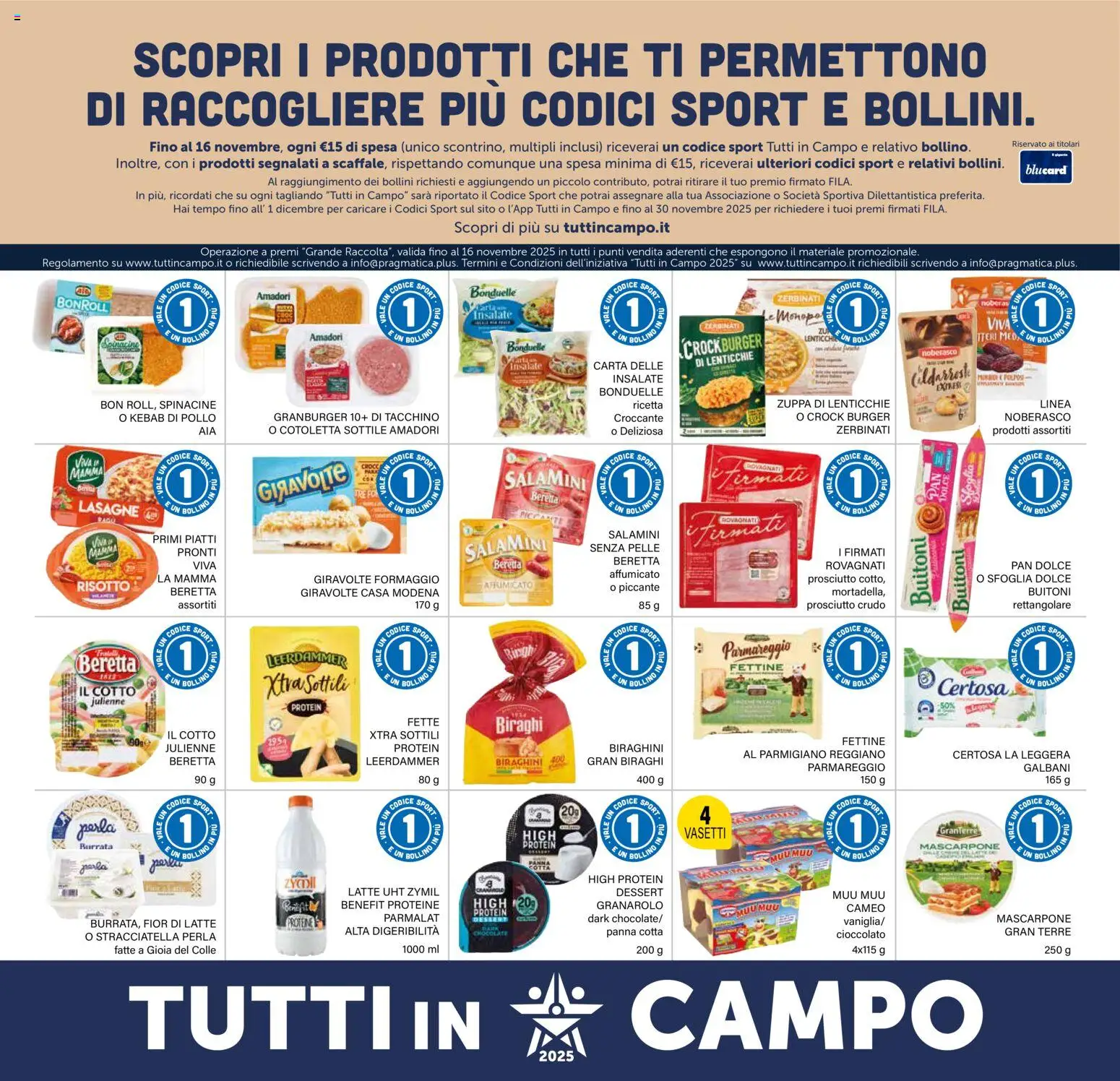 Volantino Il Gigante del 27.10.2025 | Pagina: 12 | Prodotti: Tacchino, Mascarpone, Parmigiano reggiano, Parmigiano