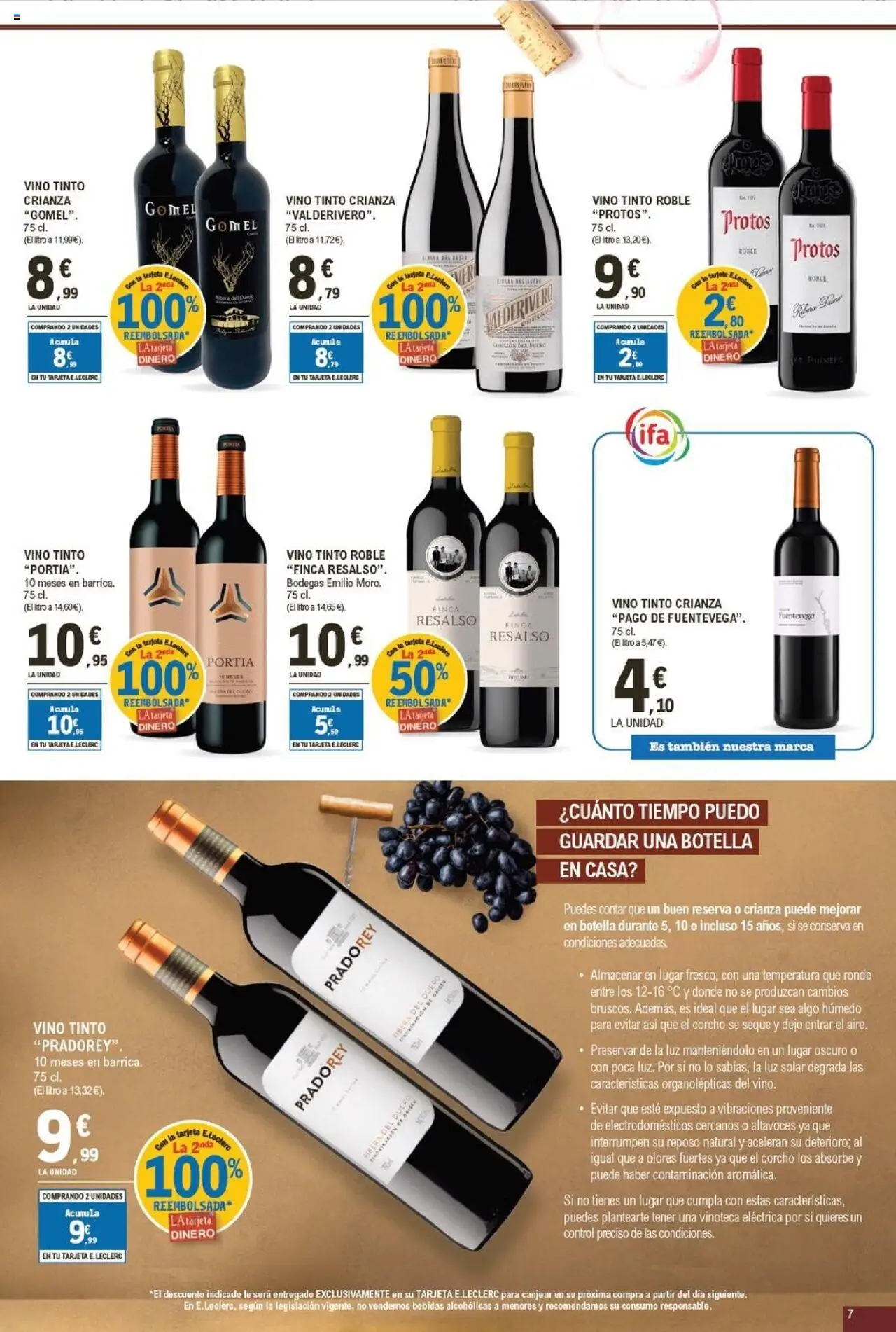 E.Leclerc folleto │ válido desde el 01.10.2025 | Página: 7 | Productos: Vino, Altavoces