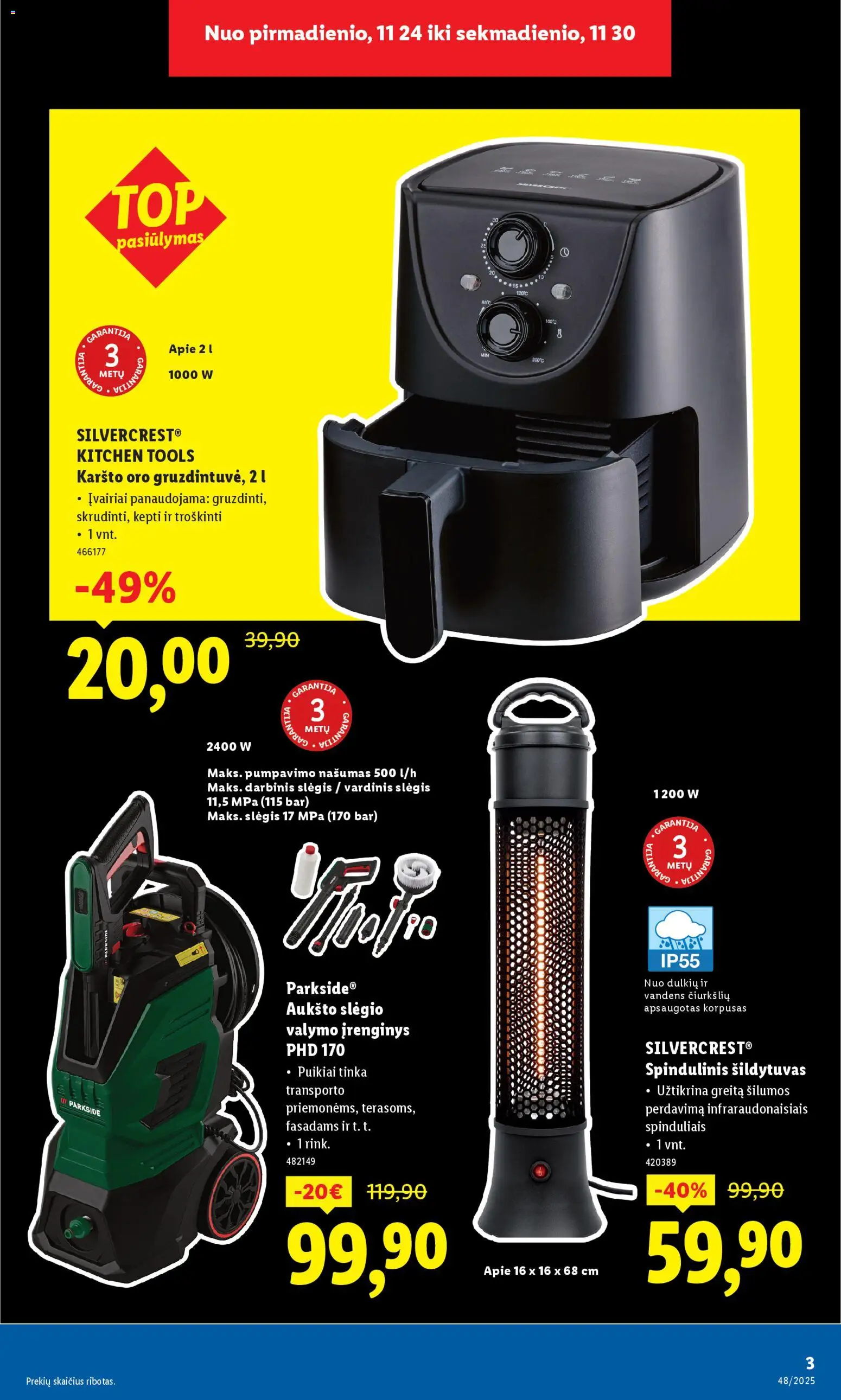 LIDL akcijos nuo 24.11.2025 | Puslapis: 3