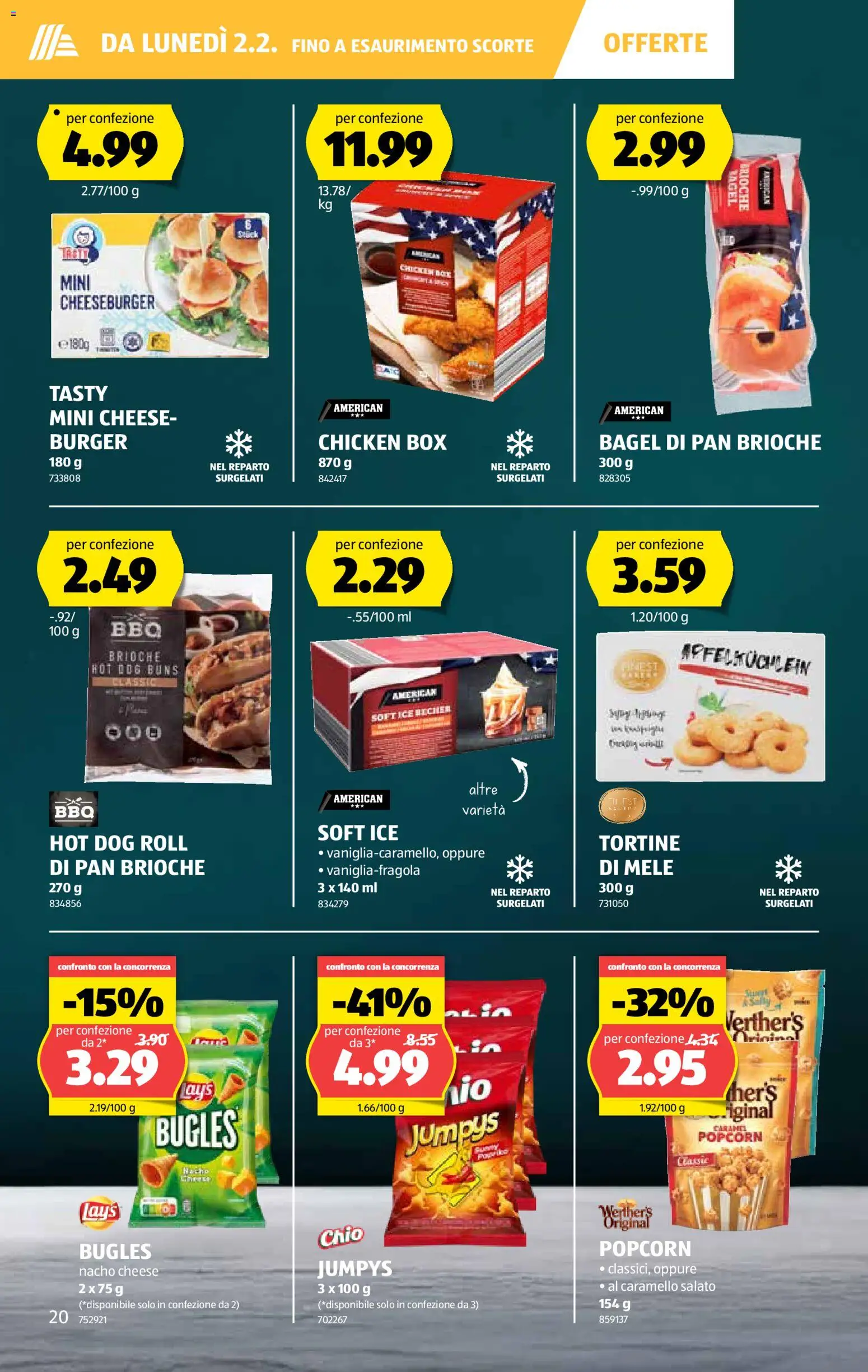 Aldi Aktionen IT – gültig ab 29.01.2026 | Seite: 21 | Produkte: Box, Burger