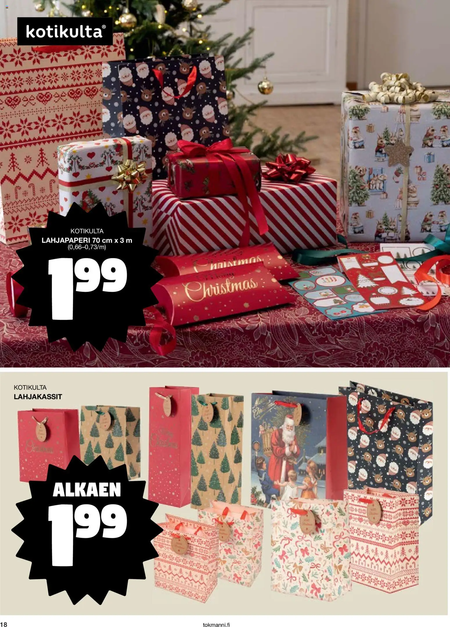 Tokmanni - Joulukuvasto 2025 – voimassa 30.10.2025 alkaen | Sivu: 18