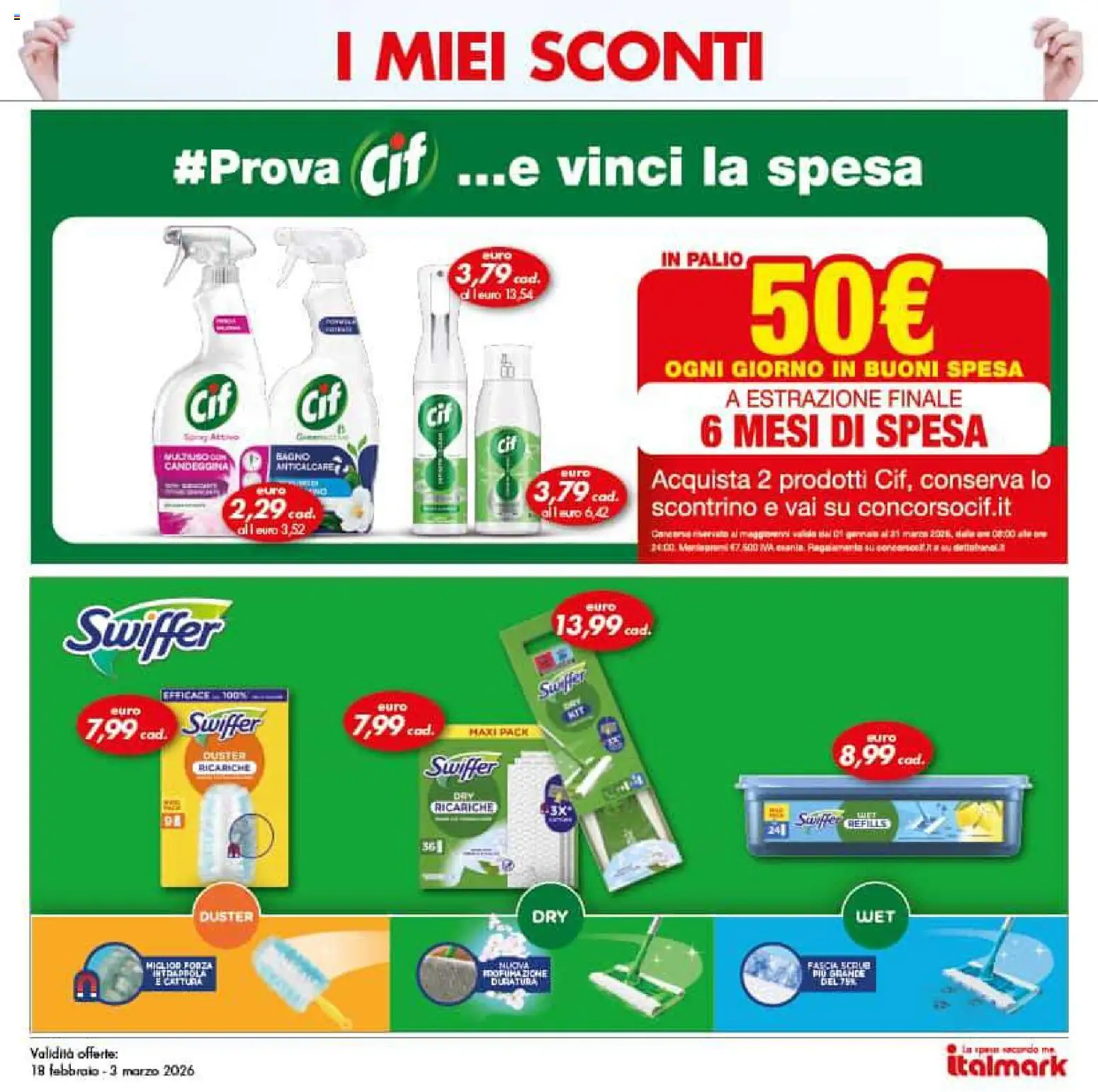Volantino Italmark del 18.02.2026 | Pagina: 36 | Prodotti: Candeggina, Anticalcare